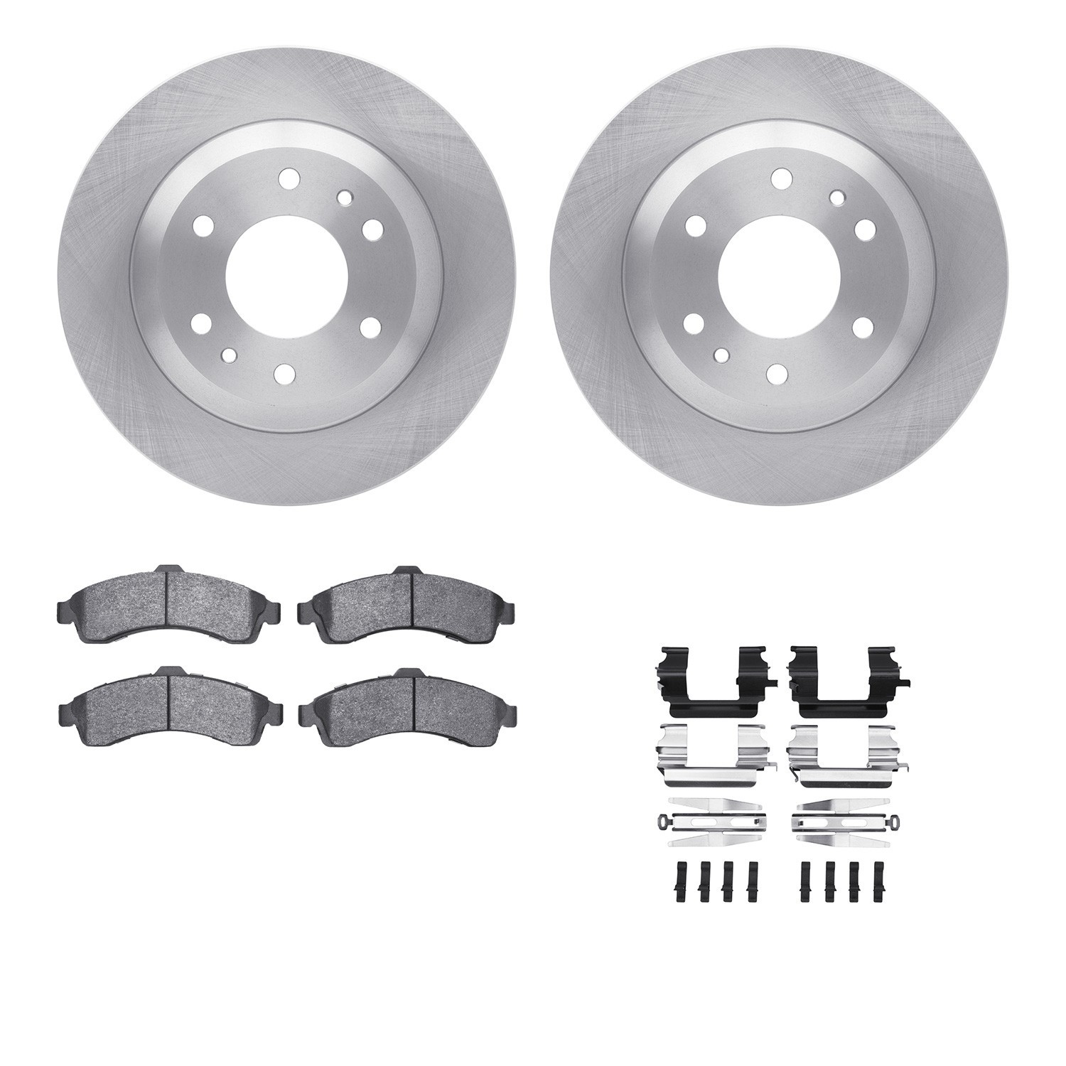 DYN 6212-48043 DFC Brake Rotor- HD Brake Pad - Hardware