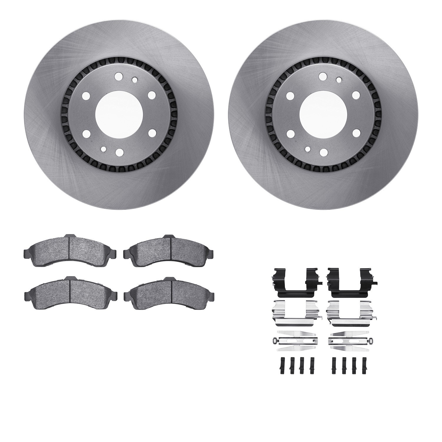 DYN 6212-48046 DFC Brake Rotor- HD Brake Pad - Hardware