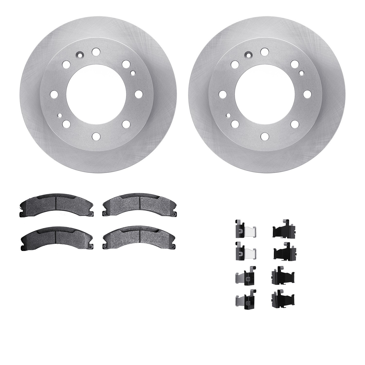 DYN-6212-48070 DFC Brake Rotor- HD Brake Pad - Hardware