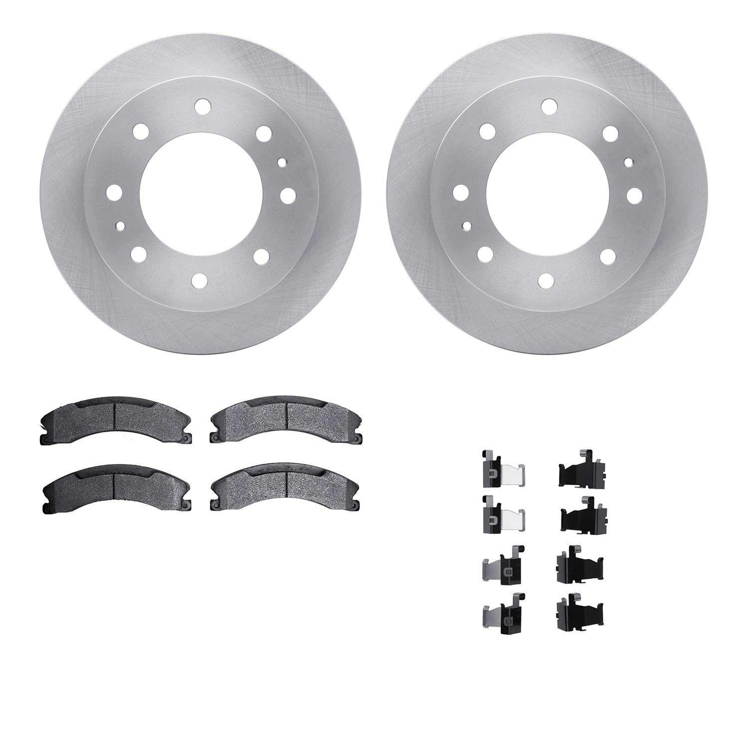 DYN 6212-48076 DFC Brake Rotor- HD Brake Pad - Hardware