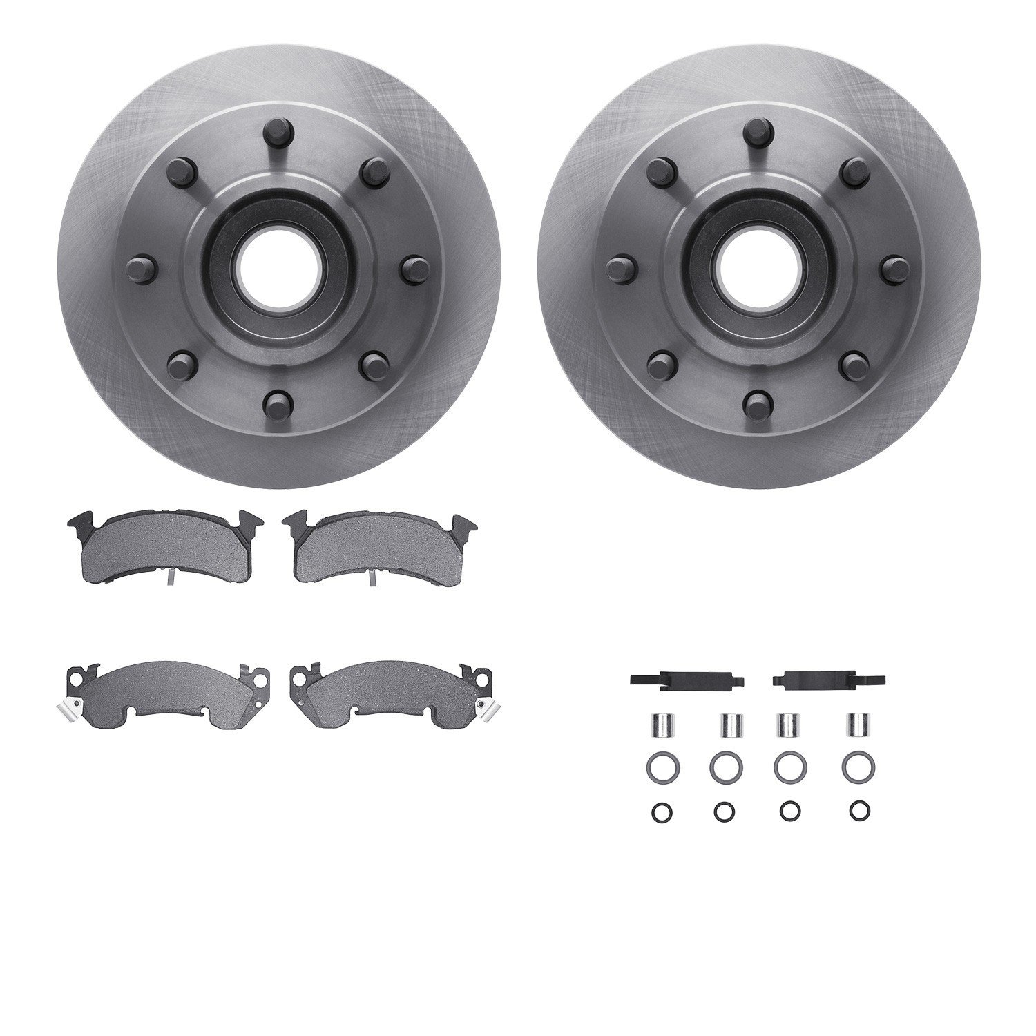 DYN 6212-48078 DFC Brake Rotor- HD Brake Pad - Hardware
