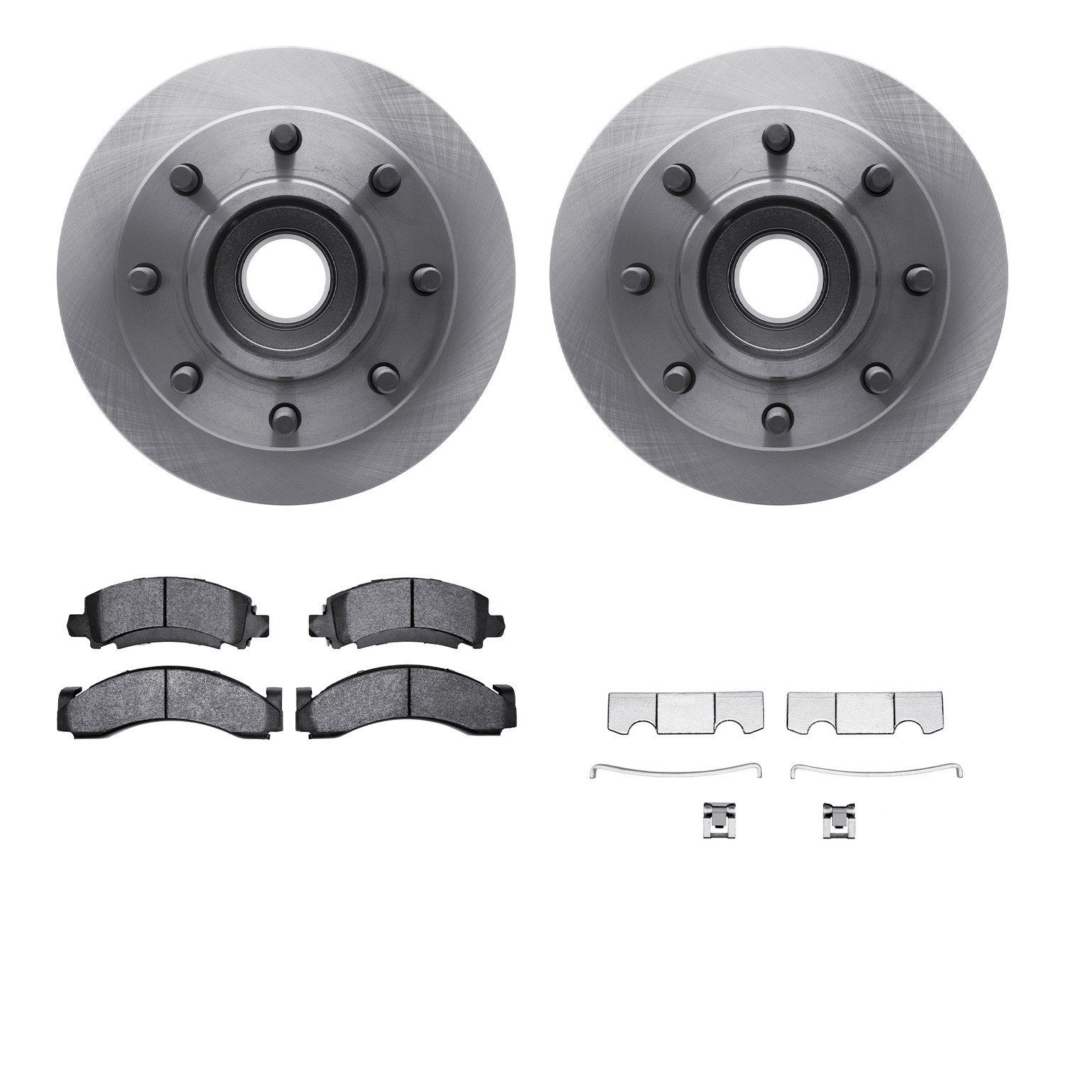 DYN 6212-48079 DFC Brake Rotor- HD Brake Pad - Hardware