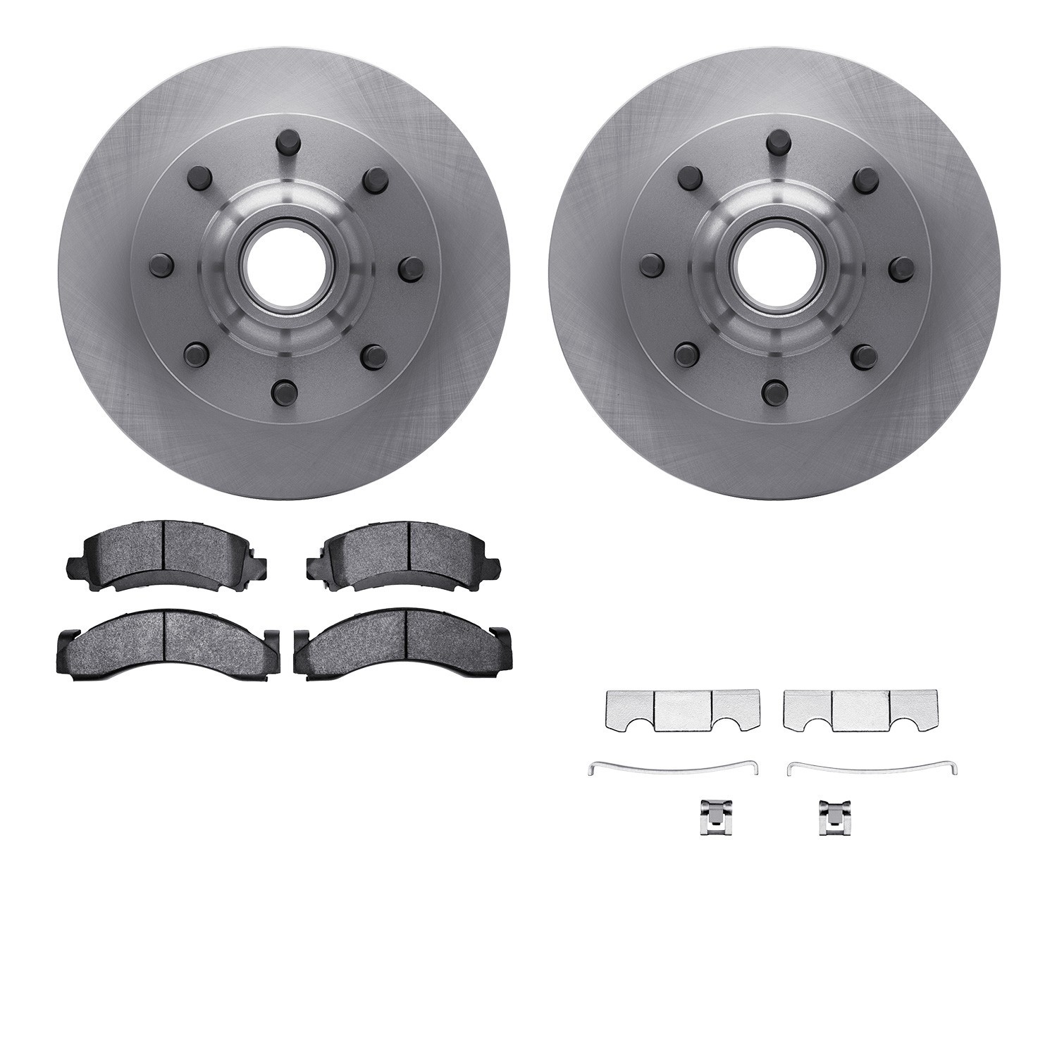 DYN 6212-48084 DFC Brake Rotor- HD Brake Pad - Hardware