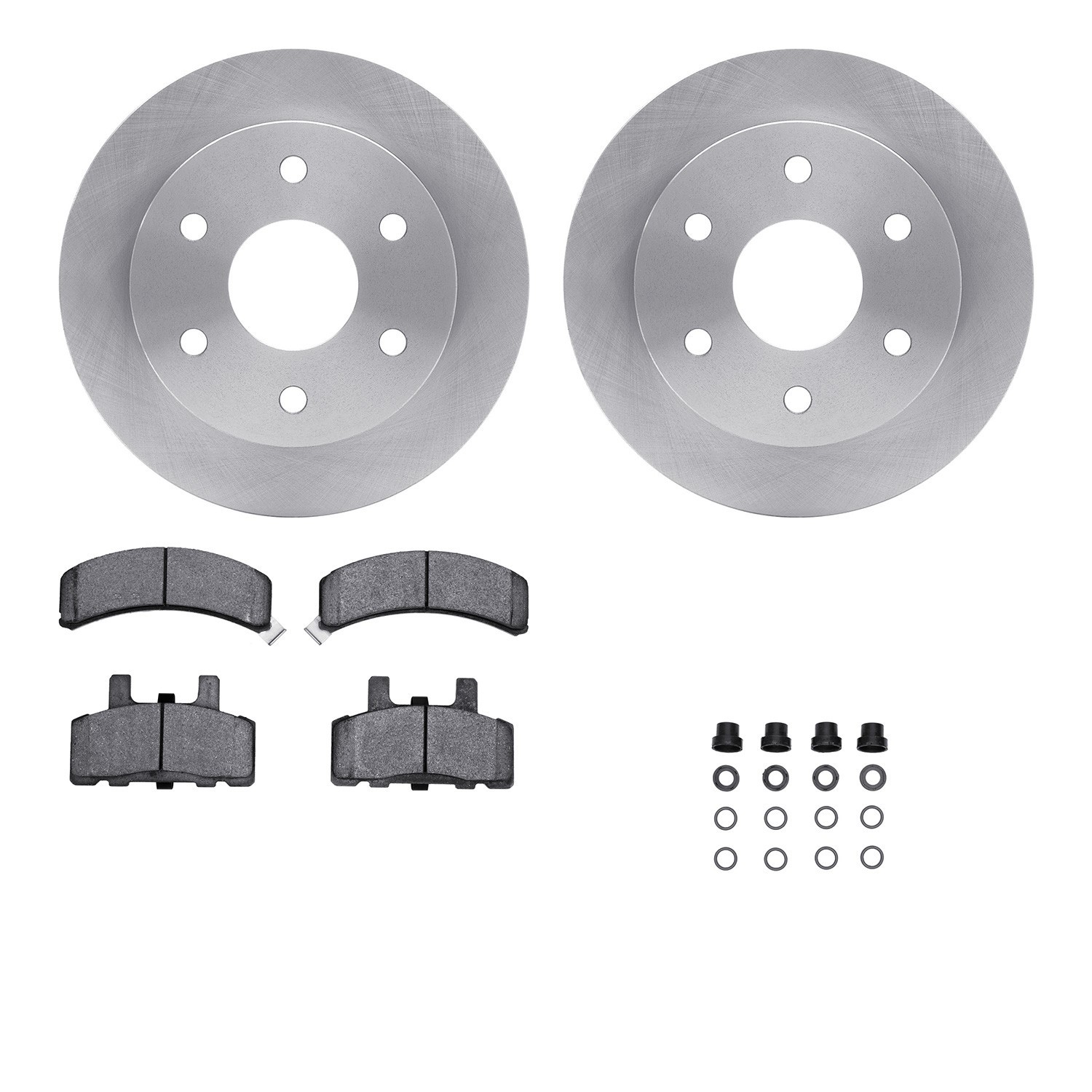 DYN 6212-48117 DFC Brake Rotor- HD Brake Pad - Hardware