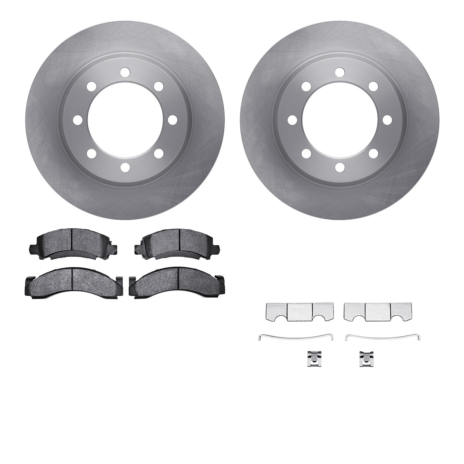 DYN 6212-48144 DFC Brake Rotor- HD Brake Pad - Hardware