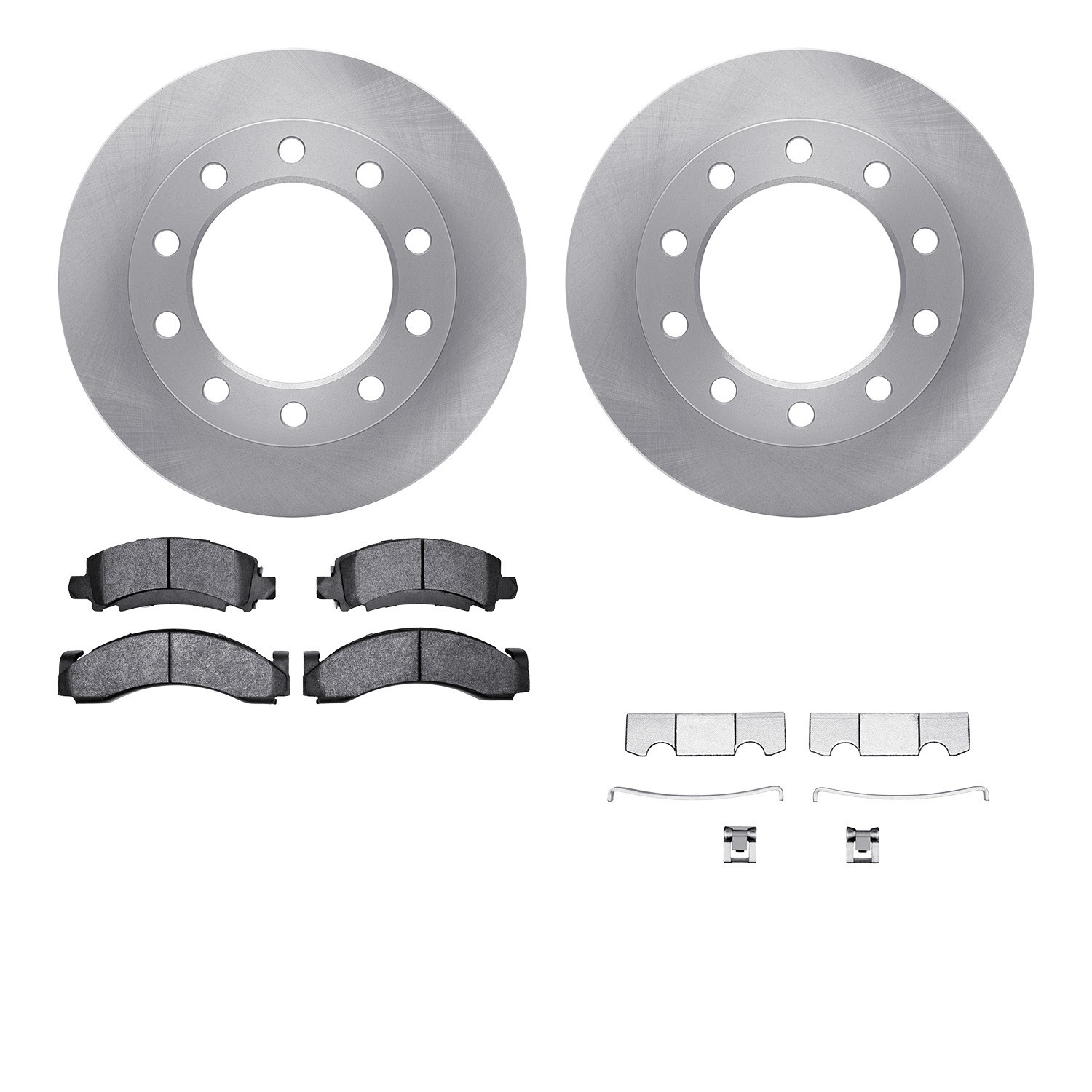 DYN 6212-48156 DFC Brake Rotor- HD Brake Pad - Hardware