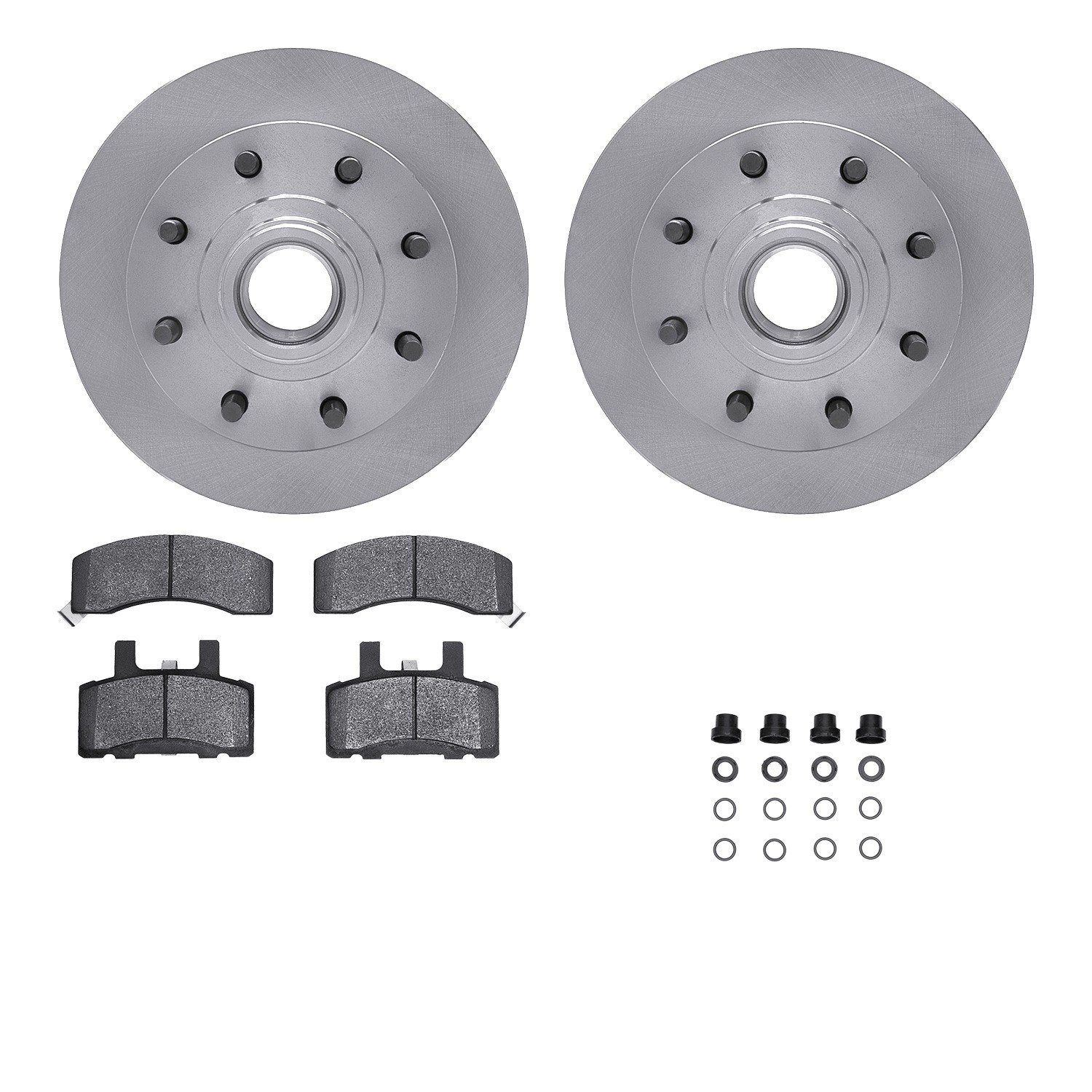 DYN 6212-48183 DFC Brake Rotor- HD Brake Pad - Hardware