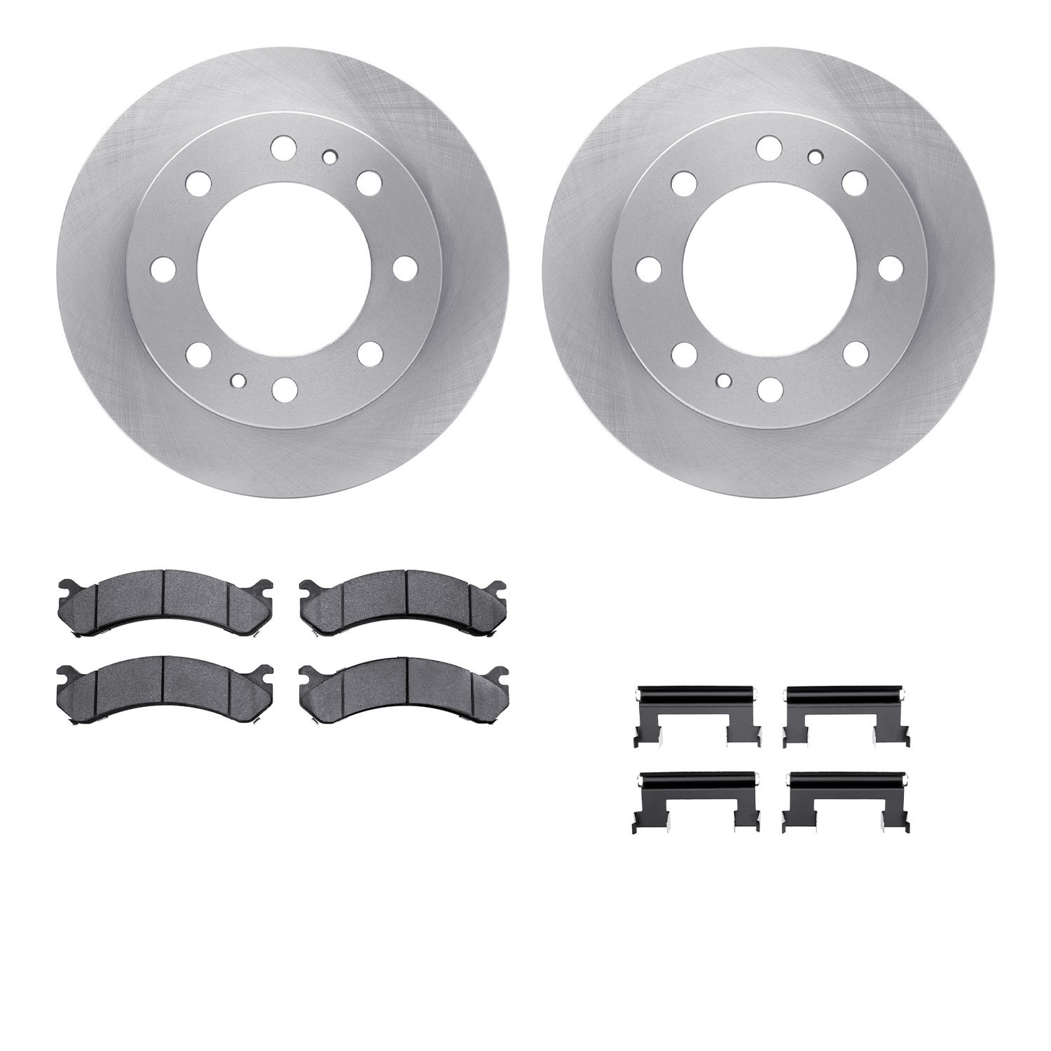 DYN-6212-48321 DFC Brake Rotor- HD Brake Pad - Hardware