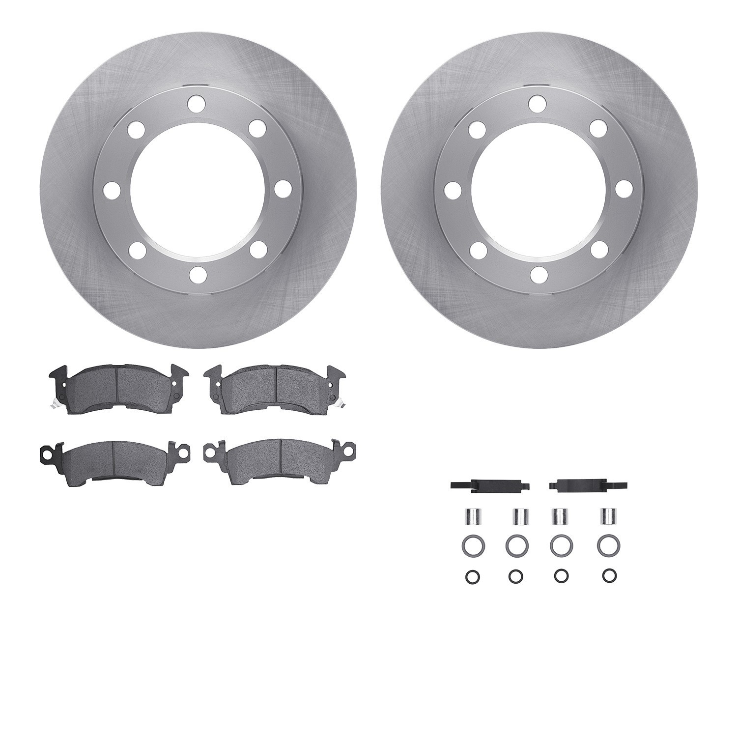 DYN 6212-48373 DFC Brake Rotor- HD Brake Pad - Hardware
