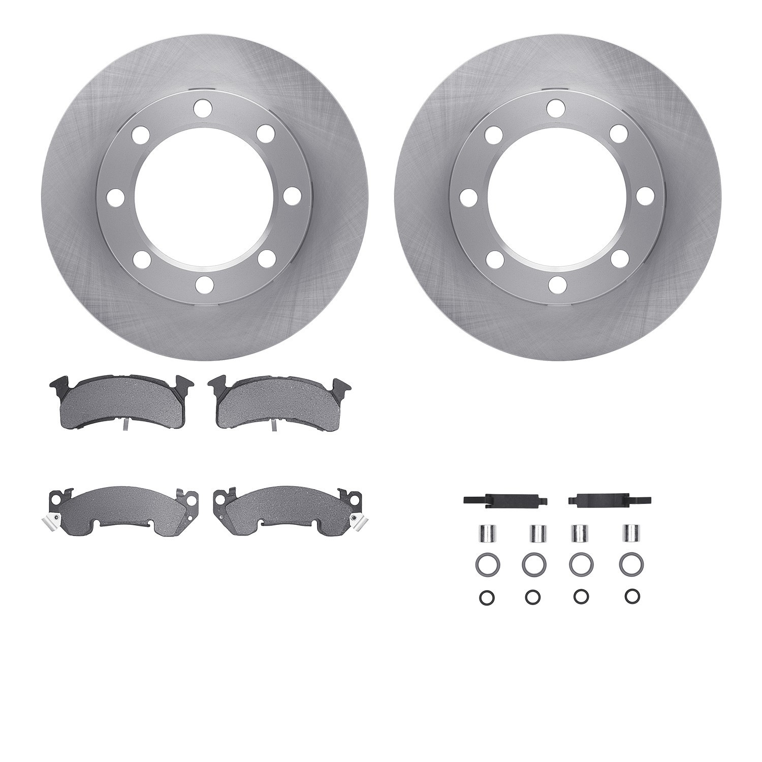 DYN 6212-48374 DFC Brake Rotor- HD Brake Pad - Hardware