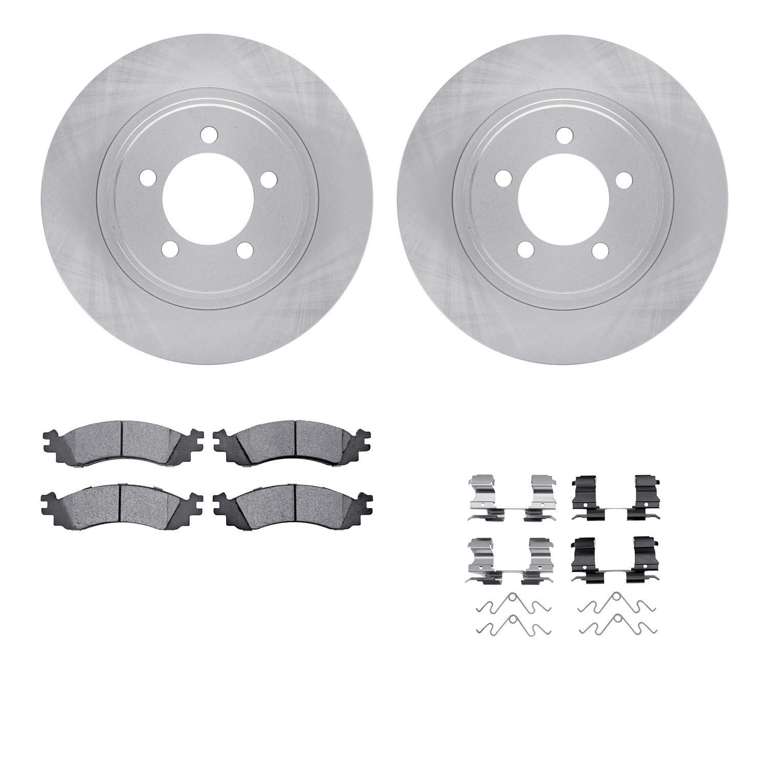 DYN 6212-54022 DFC Brake Rotor- HD Brake Pad - Hardware