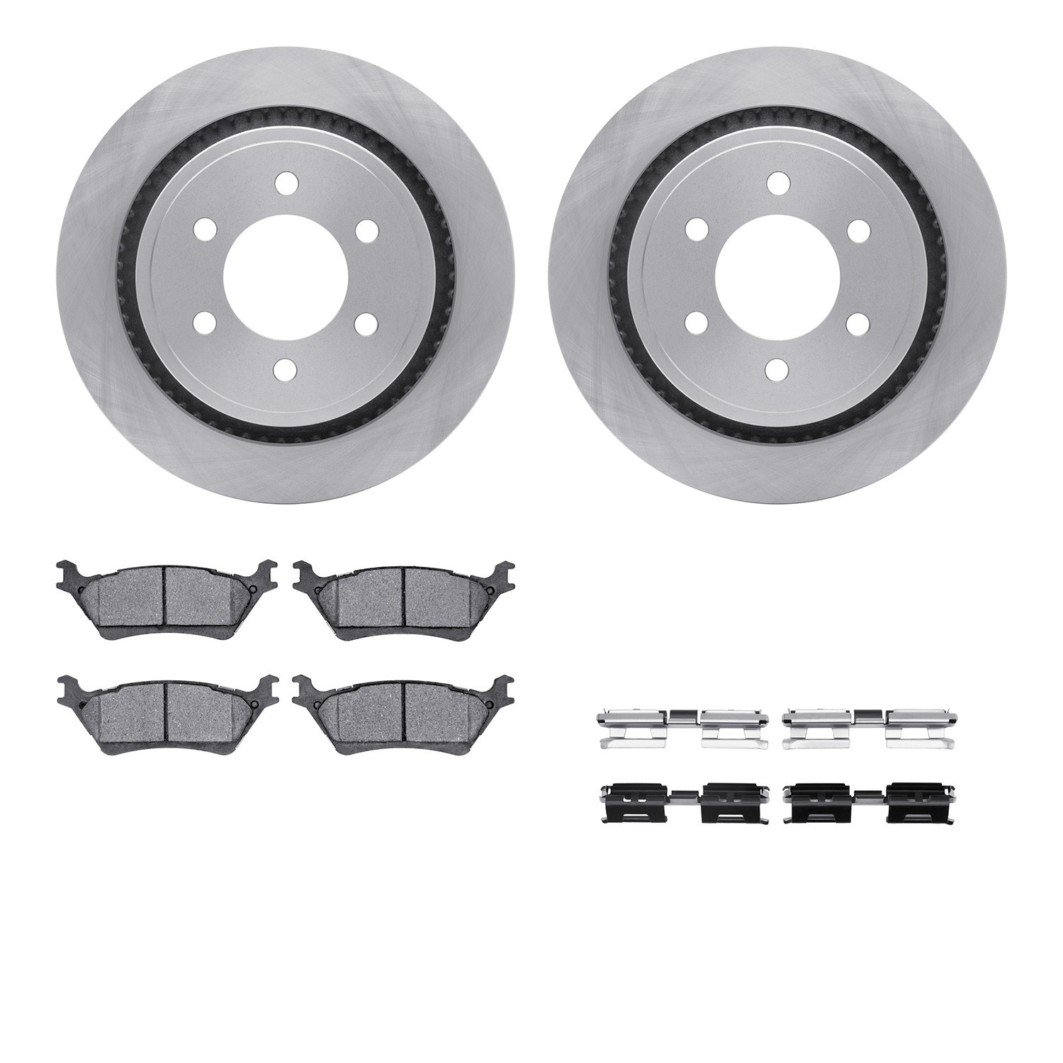 DYN 6212-54028 DFC Brake Rotor- HD Brake Pad - Hardware