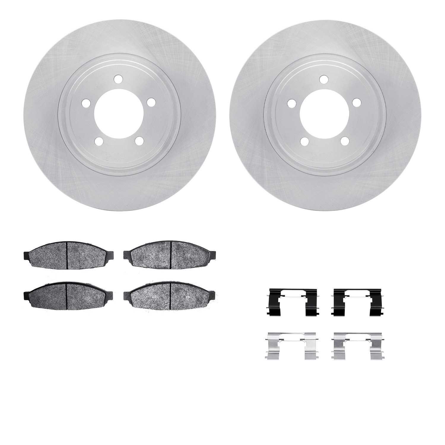 DYN 6212-55004 DFC Brake Rotor- HD Brake Pad - Hardware