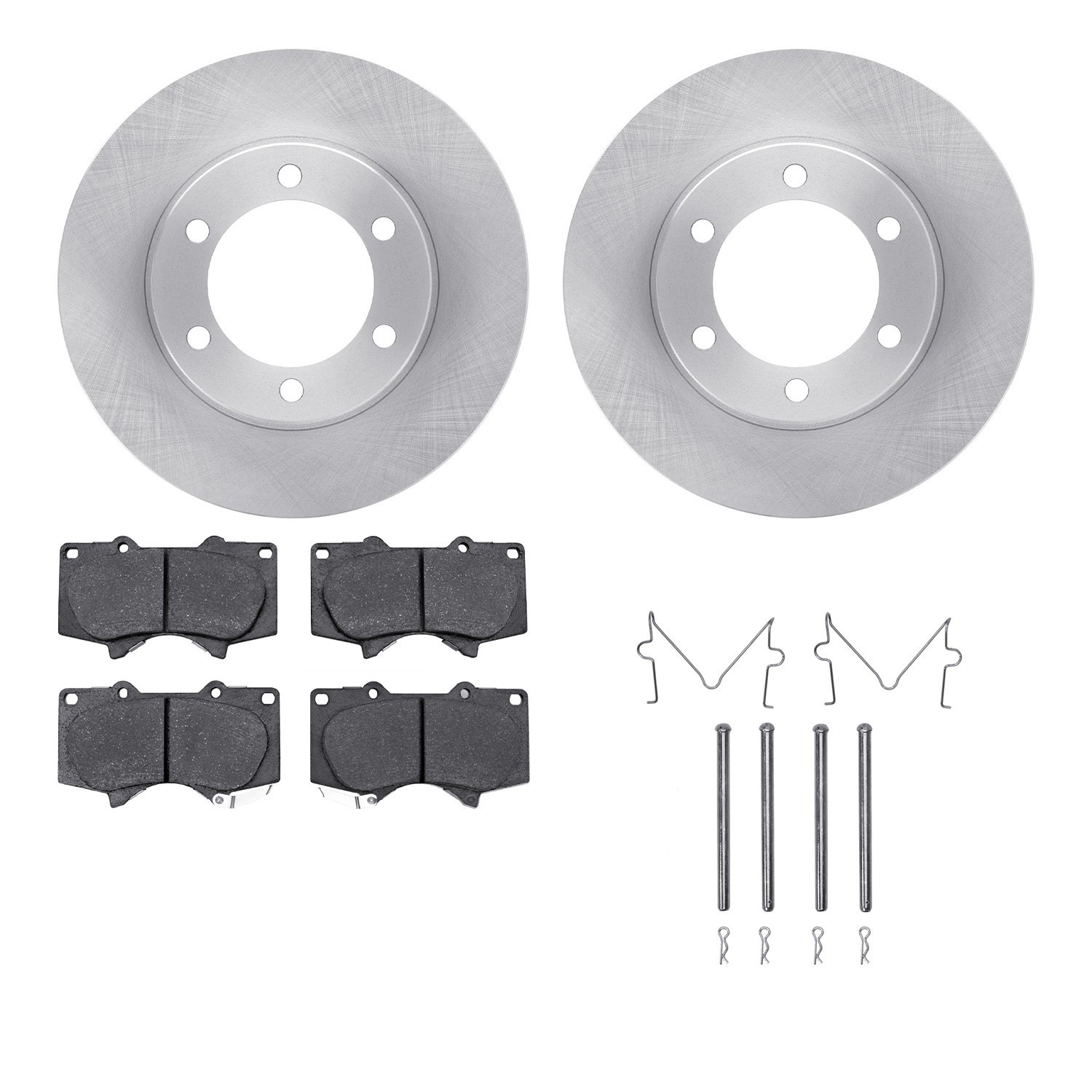 DYN 6212-76002 DFC Brake Rotor- HD Brake Pad - Hardware
