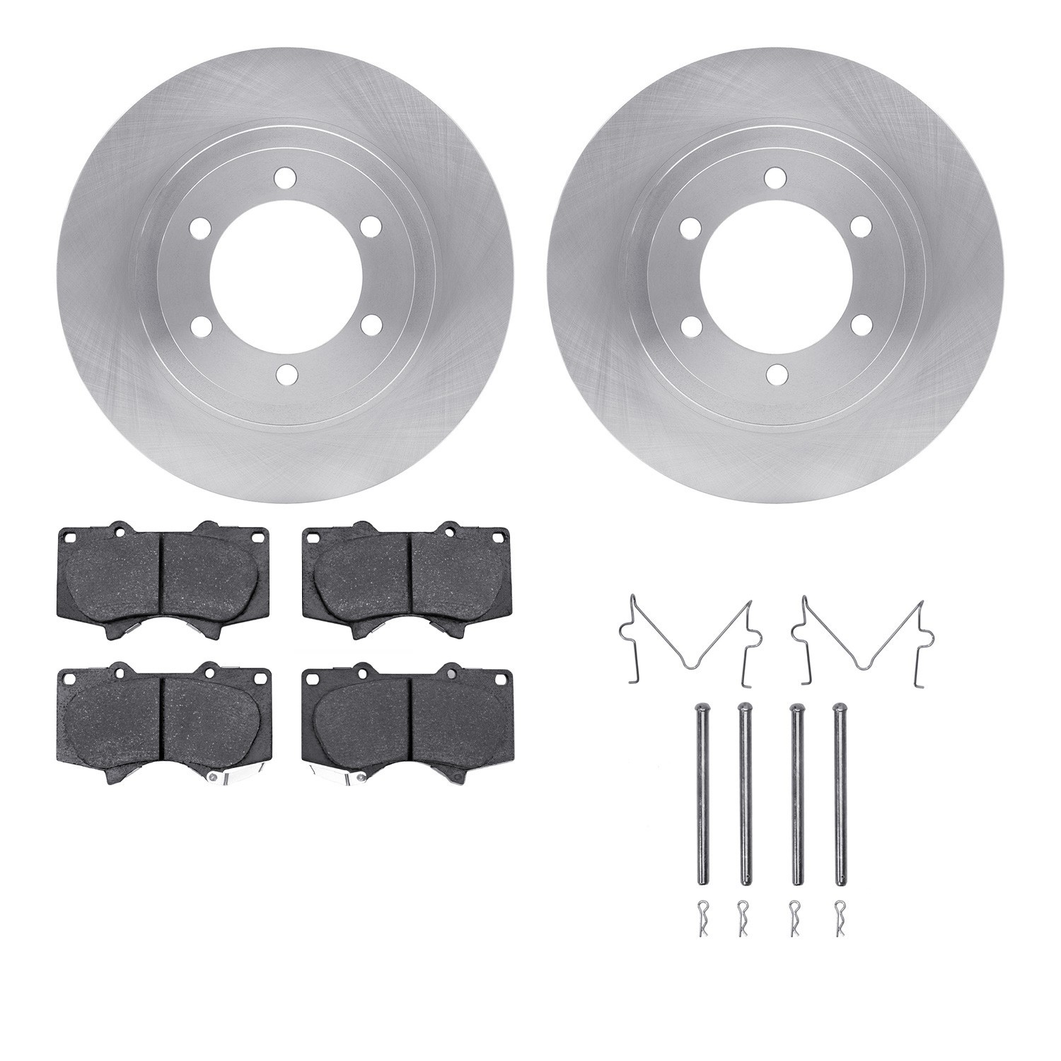 DYN 6212-76007 DFC Brake Rotor- HD Brake Pad - Hardware
