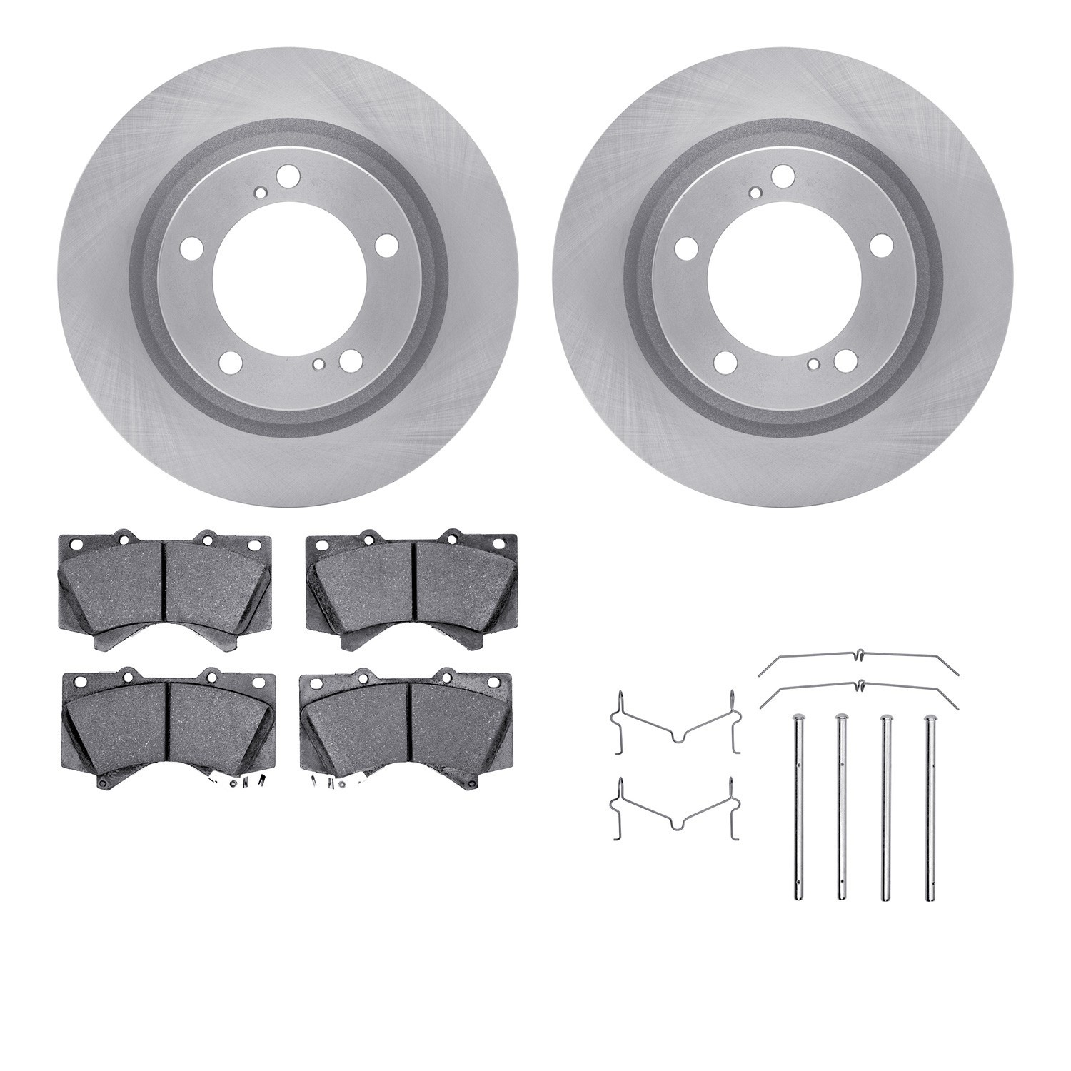 DYN 6212-76013 DFC Brake Rotor- HD Brake Pad - Hardware