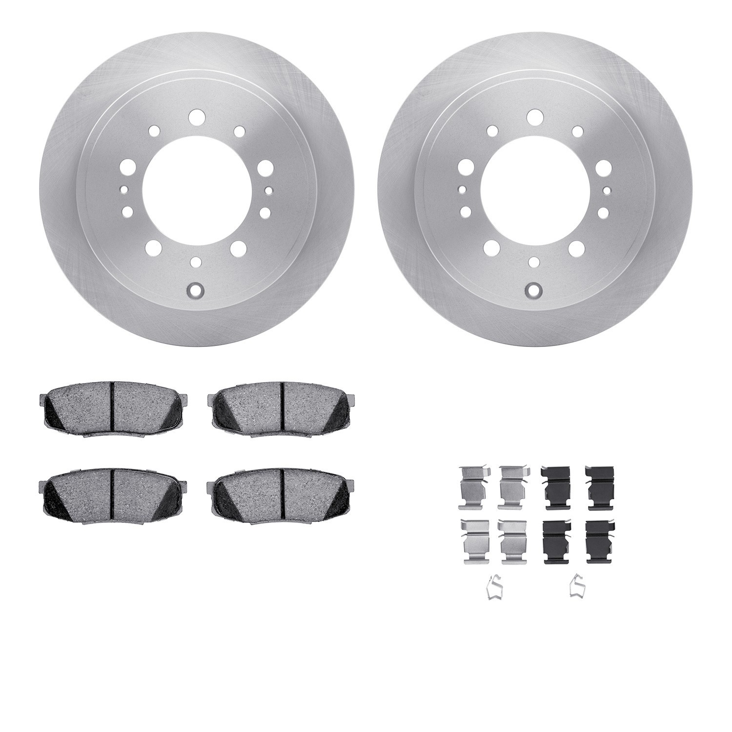 DYN-6212-76016 DFC Brake Rotor- HD Brake Pad - Hardware
