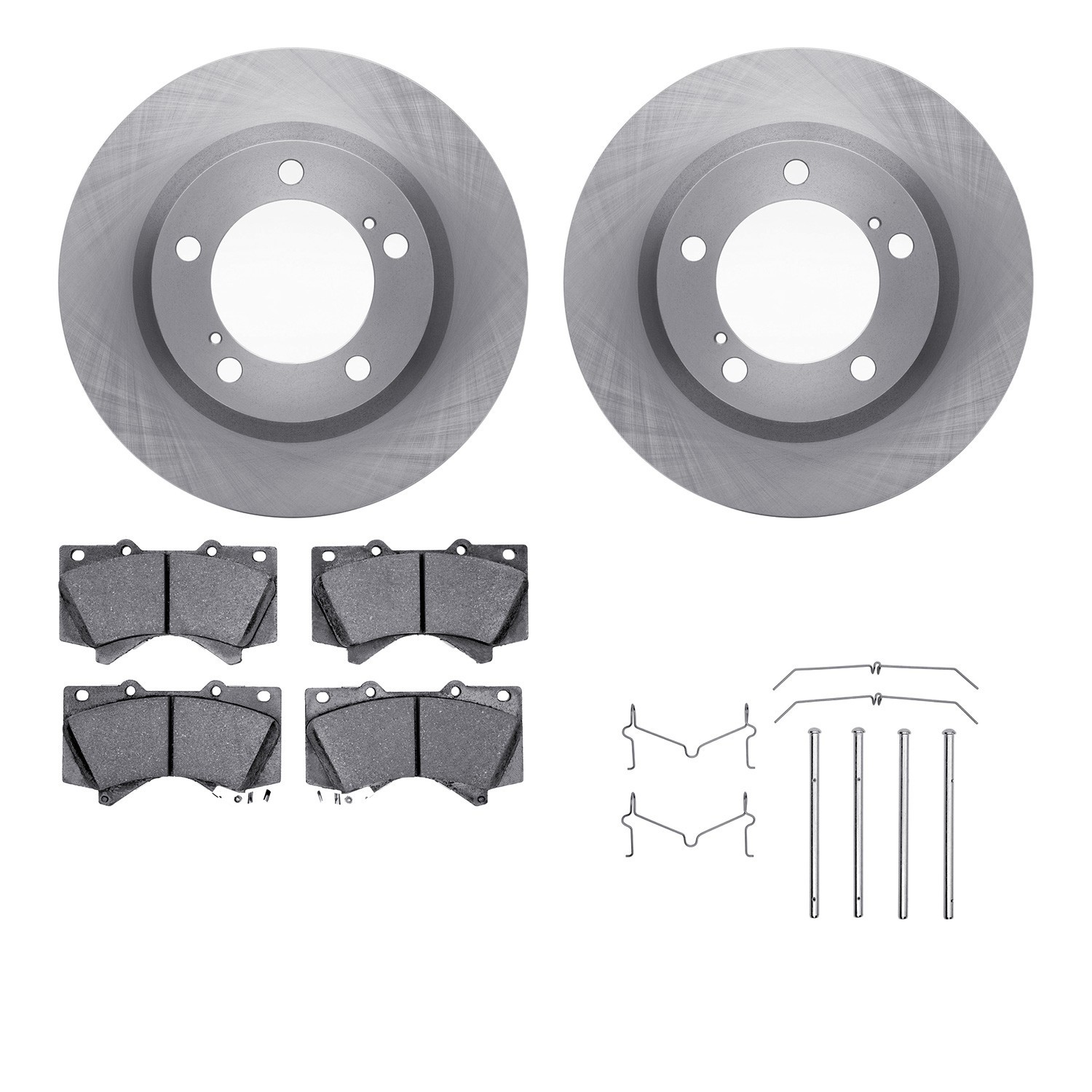 DYN 6212-76019 DFC Brake Rotor- HD Brake Pad - Hardware