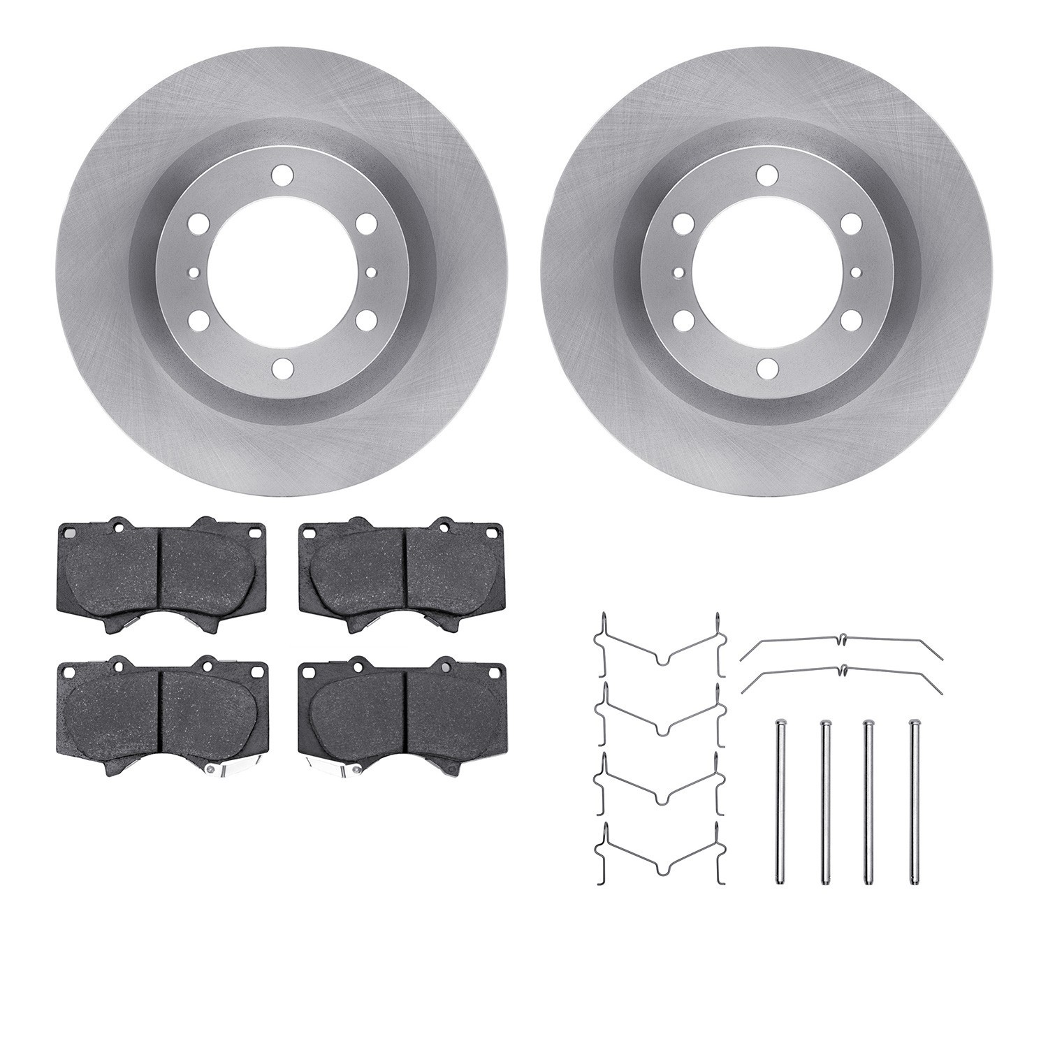 DYN 6212-76022 DFC Brake Rotor- HD Brake Pad - Hardware