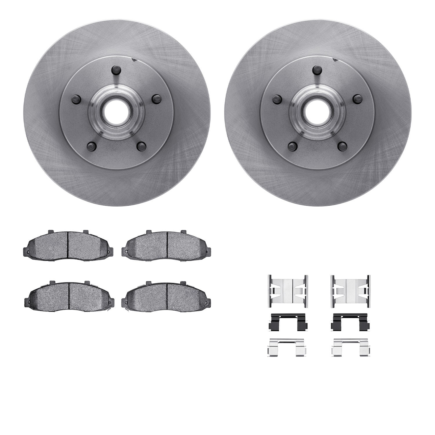 DYN 6212-99387 DFC Brake Rotor- HD Brake Pad - Hardware