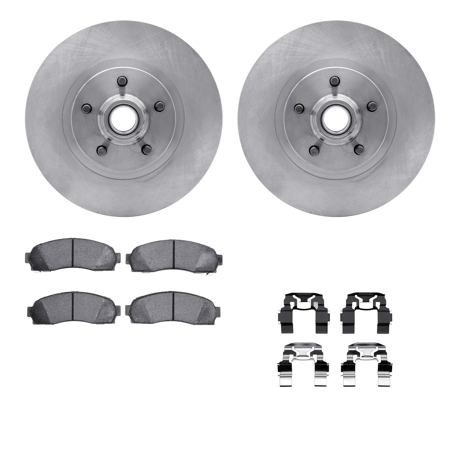 DYN 6212-99492 DFC Brake Rotor- HD Brake Pad - Hardware
