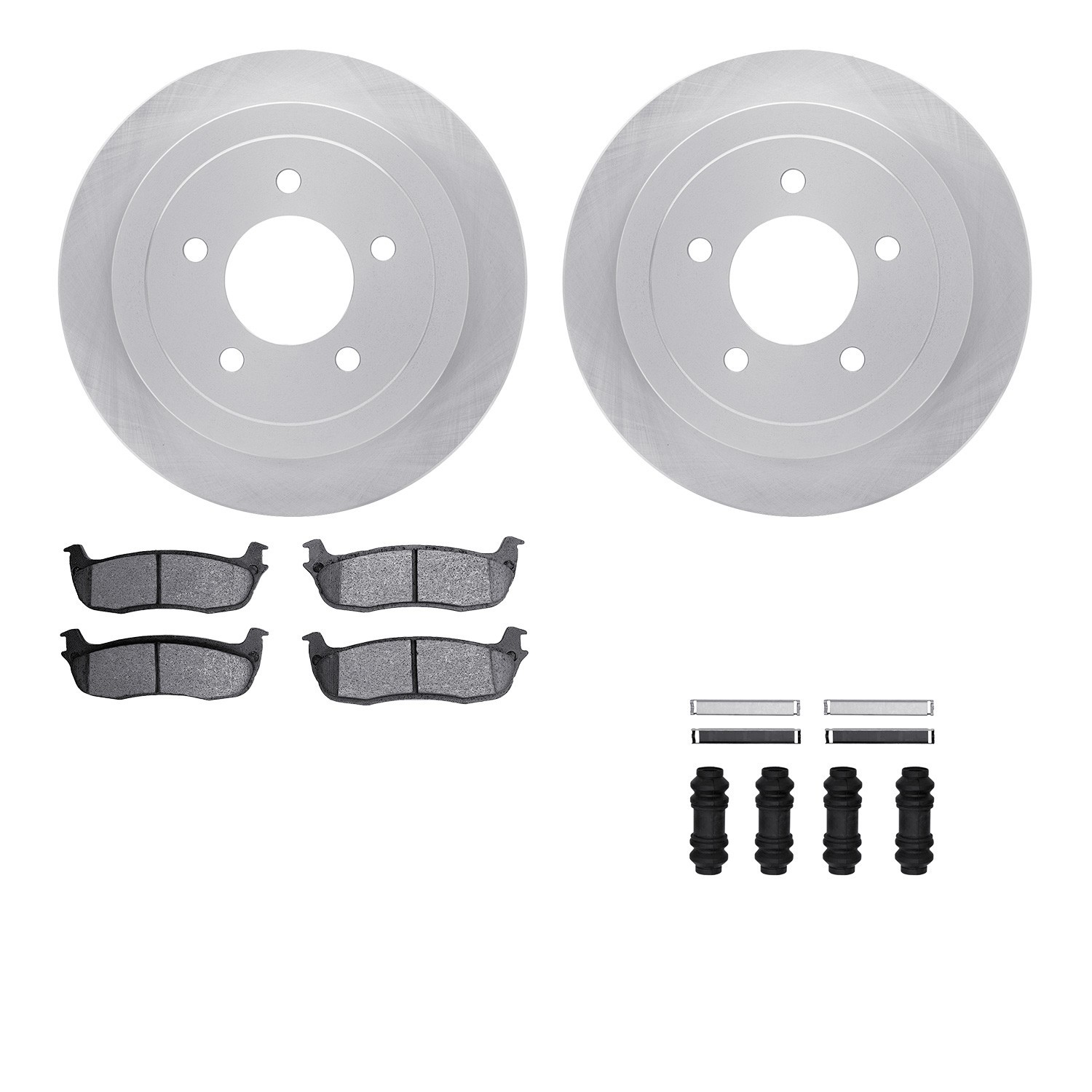 DYN-6212-99498 DFC Brake Rotor- HD Brake Pad - Hardware