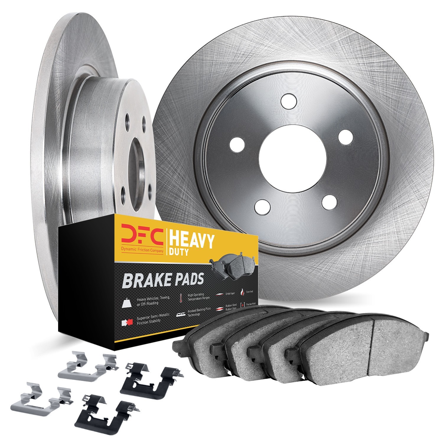 DYN-6212-99498 DFC Brake Rotor- HD Brake Pad - Hardware - Image 2