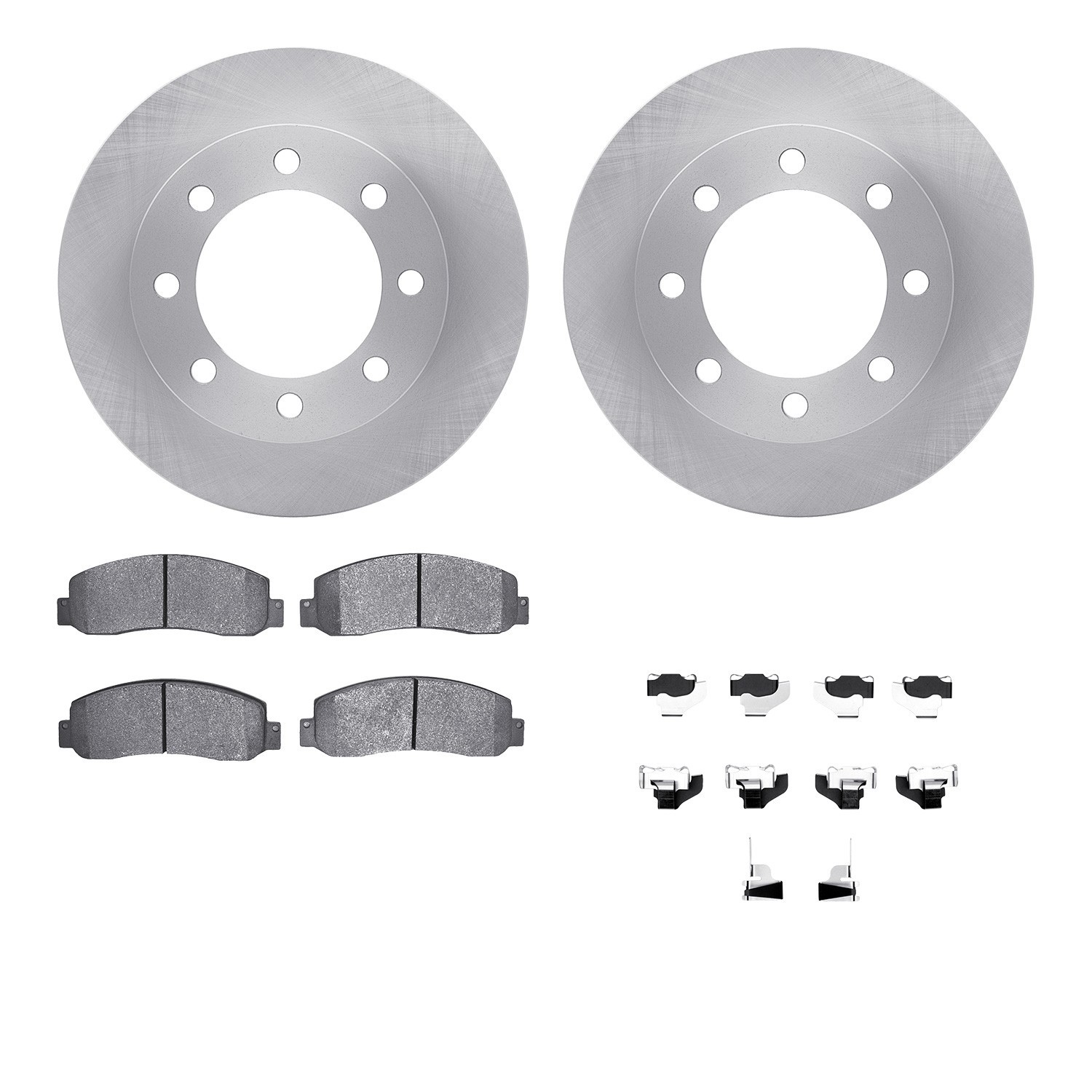 DYN 6212-99591 DFC Brake Rotor- HD Brake Pad - Hardware
