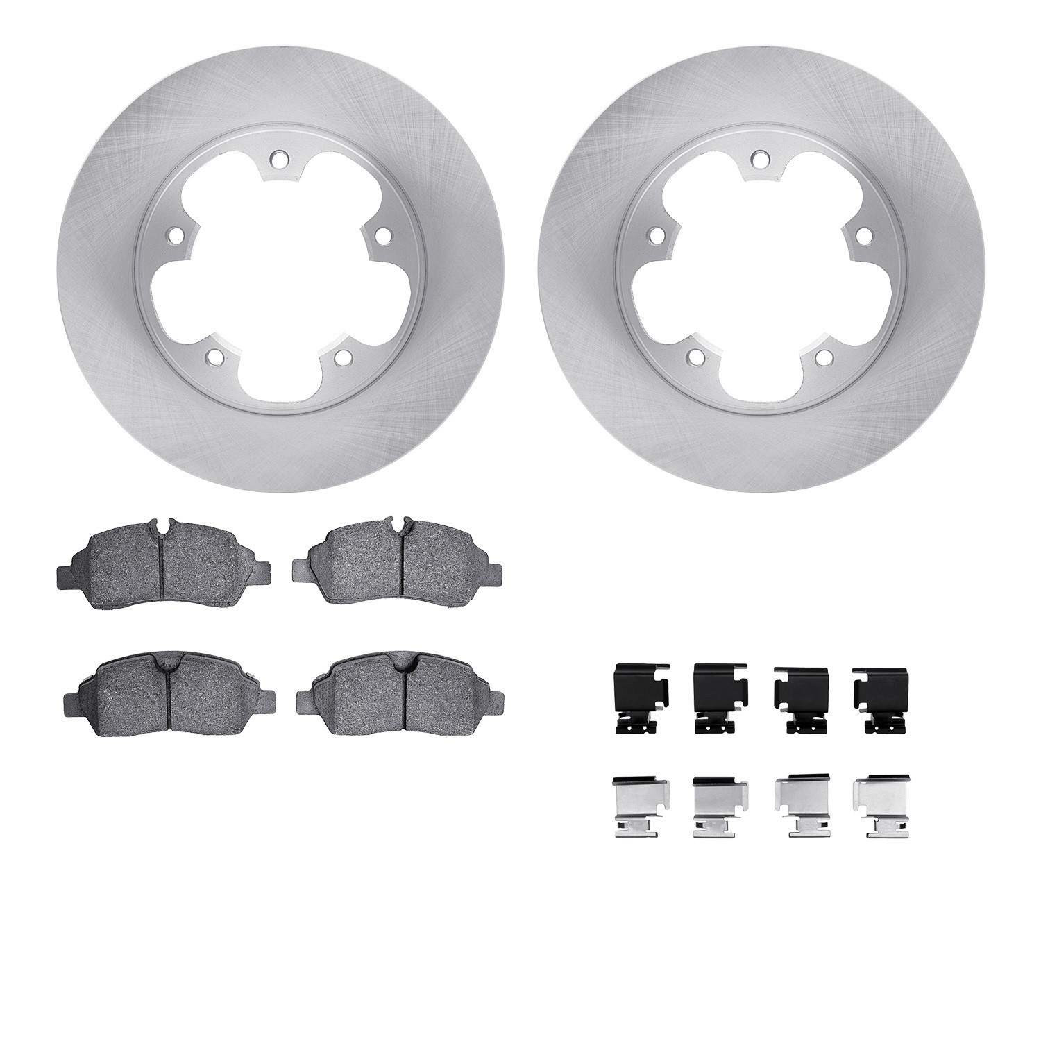DYN 6212-99717 DFC Brake Rotor- HD Brake Pad - Hardware