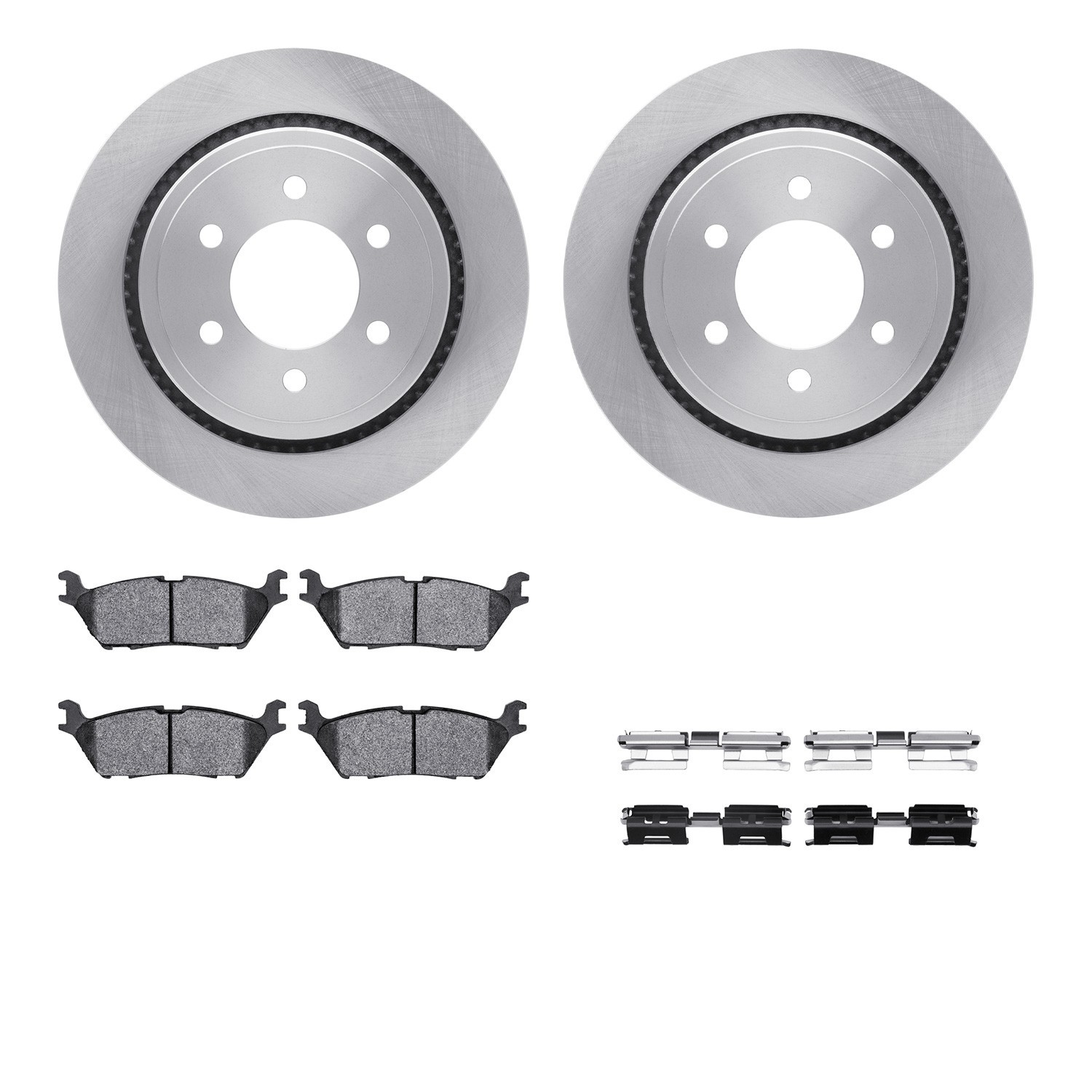DYN-6212-99727 DFC Brake Rotor- HD Brake Pad - Hardware
