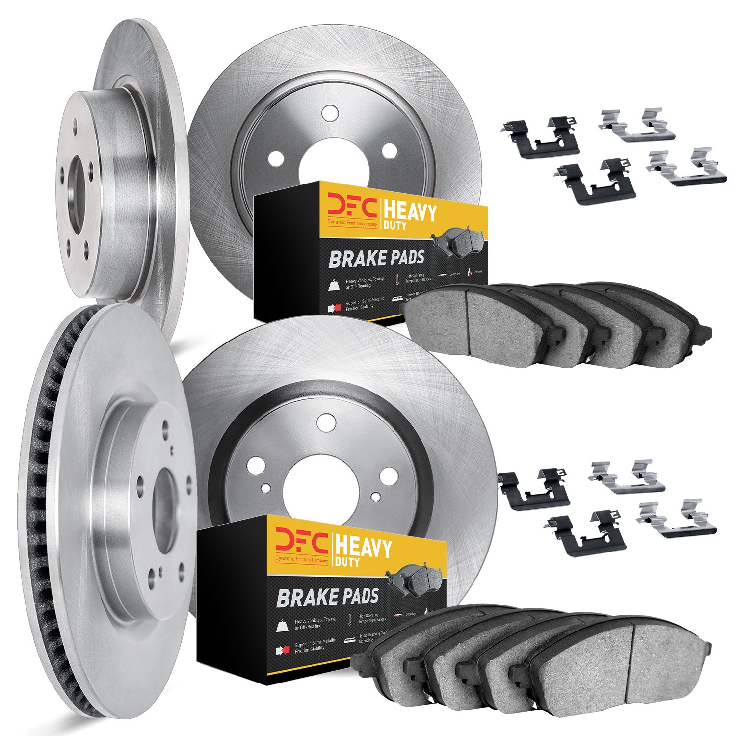DYN 6214-99123 DFC Brake Rotor- HD Brake Pad - Hardware
