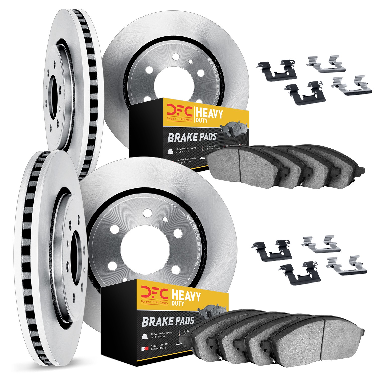 DYN 6214-99256 DFC Brake Rotor- HD Brake Pad - Hardware