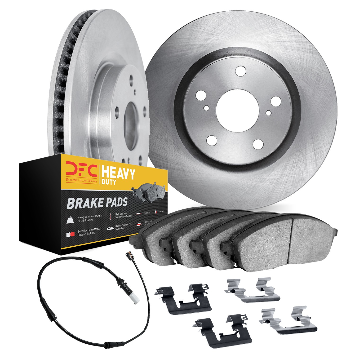 DYN 6222-40003 DFC Brake Rotor- HD Brake Pad - Hardware and Sensor - Image 2