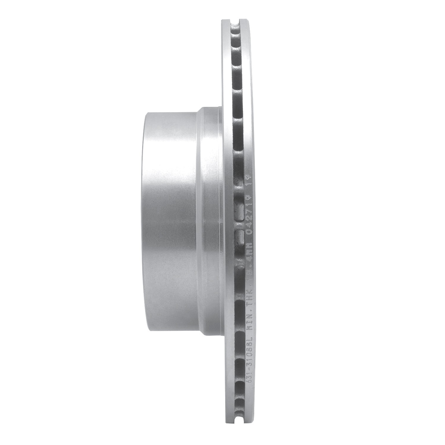 DYN 631-31088L DFC Brake Rotor - Drilled and Slotted - Silver - Image 5