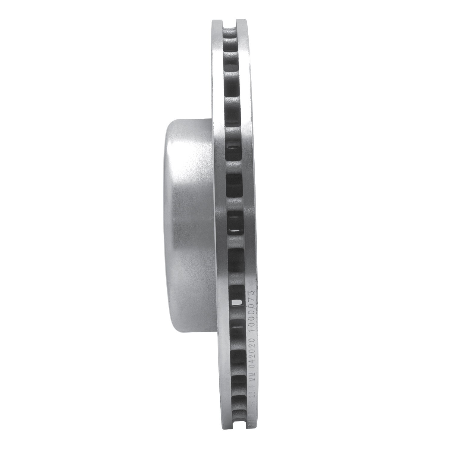 DYN 631-31112L DFC Brake Rotor - Drilled and Slotted - Silver
