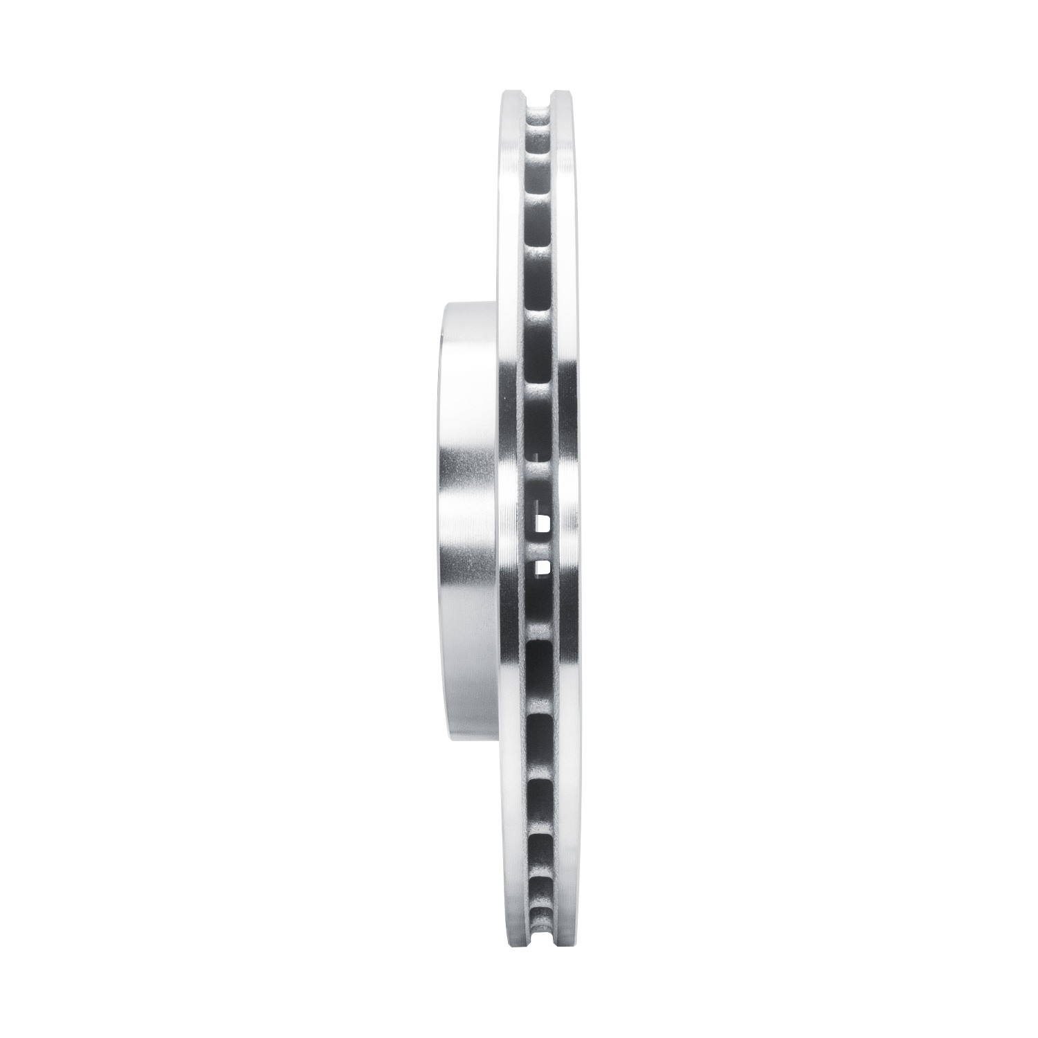 DYN 631-32018L DFC Brake Rotor - Drilled and Slotted - Silver
