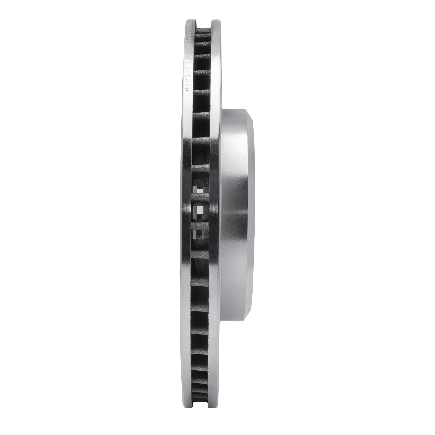 DYN-631-39015R DFC Brake Rotor - Drilled and Slotted - Silver - Image 2