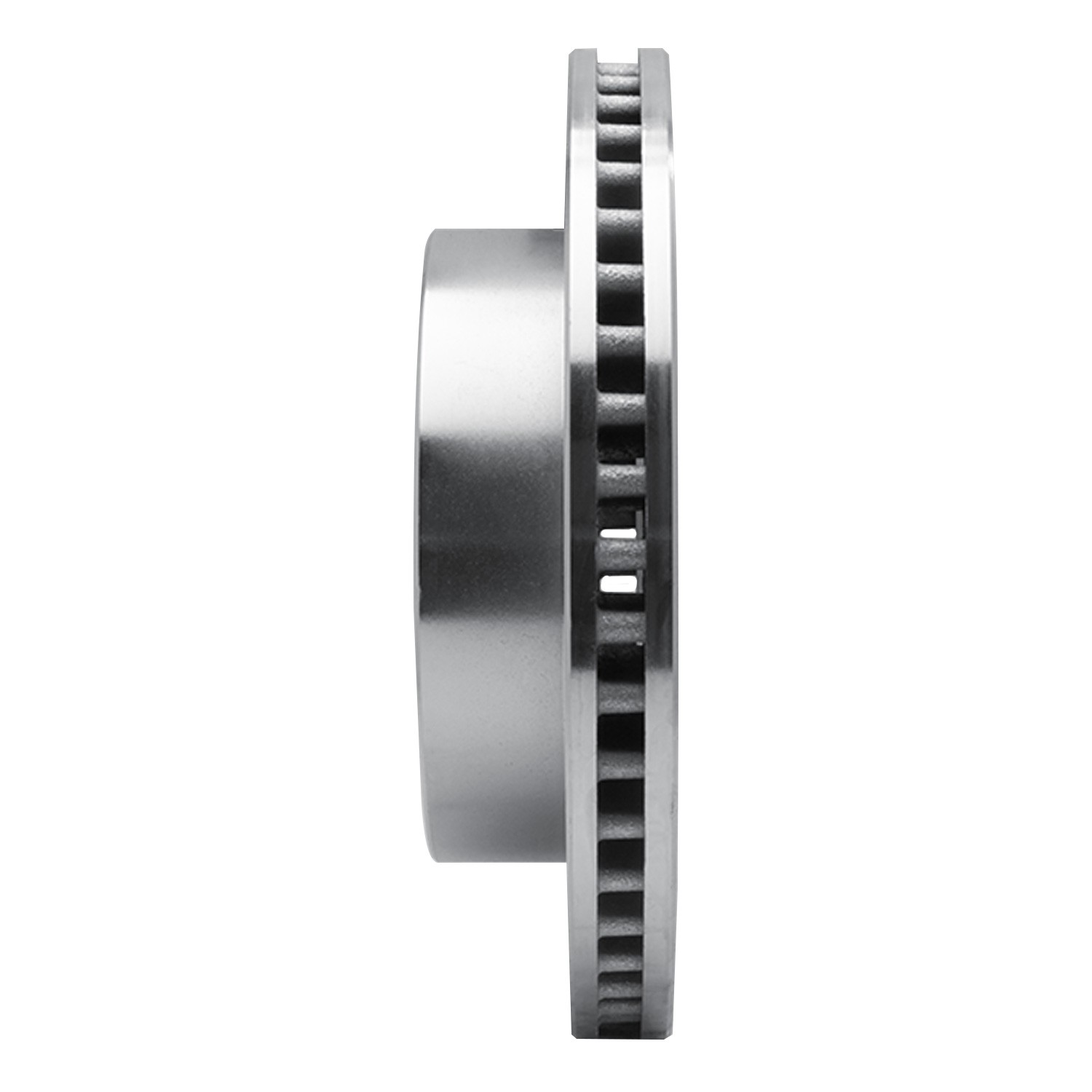 DYN 631-40092L DFC Brake Rotor - Drilled and Slotted - Silver