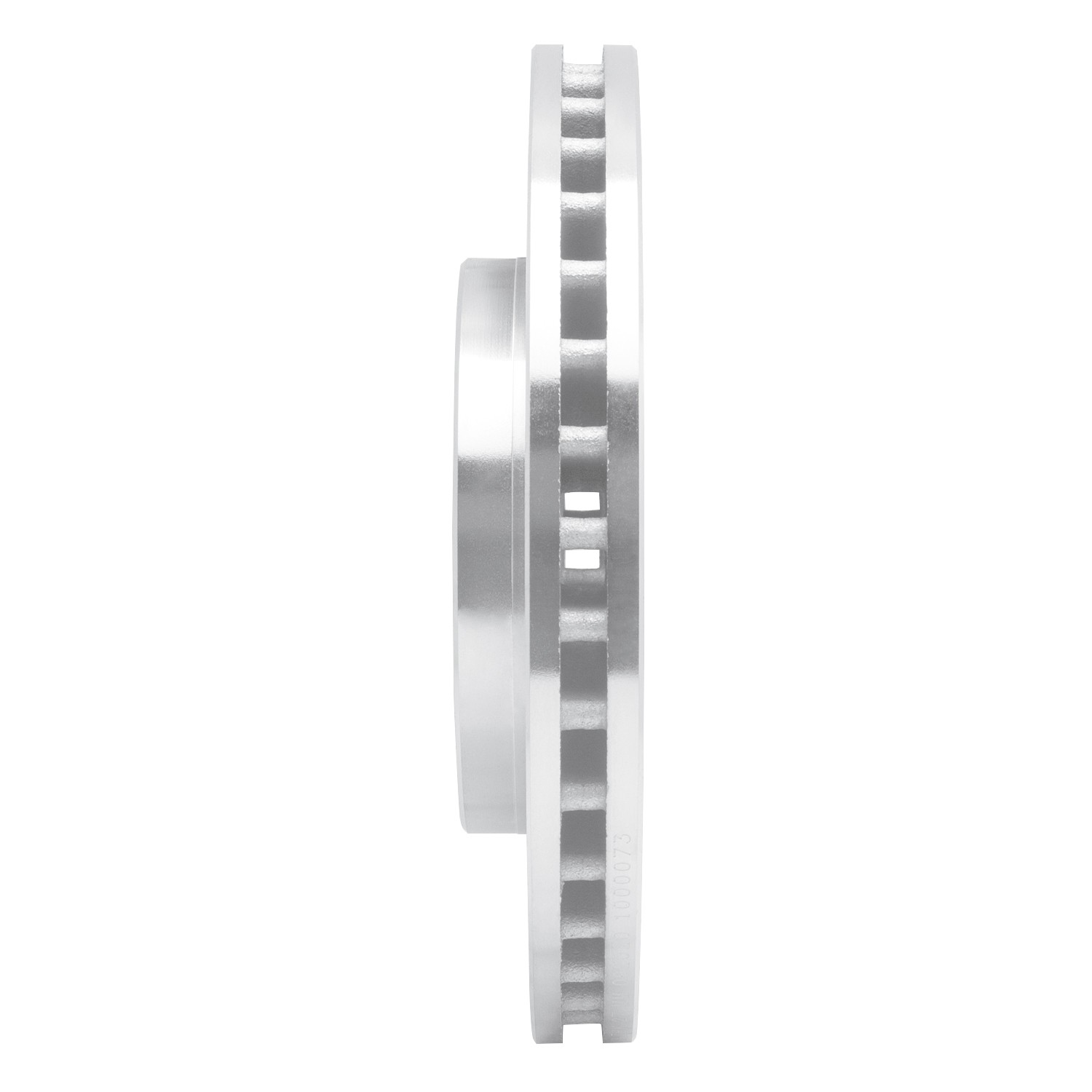 DYN 631-45014L DFC Brake Rotor - Drilled and Slotted - Silver - Image 5