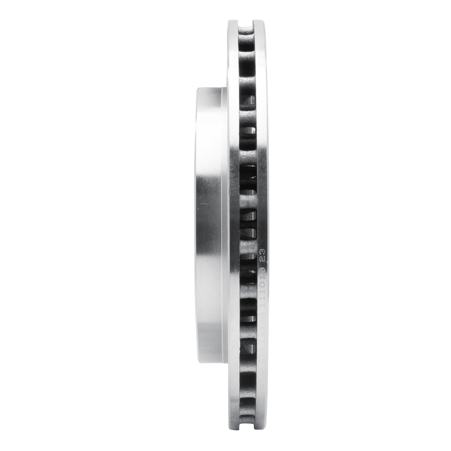 DYN 631-46014L DFC Brake Rotor - Drilled and Slotted - Silver - Image 5
