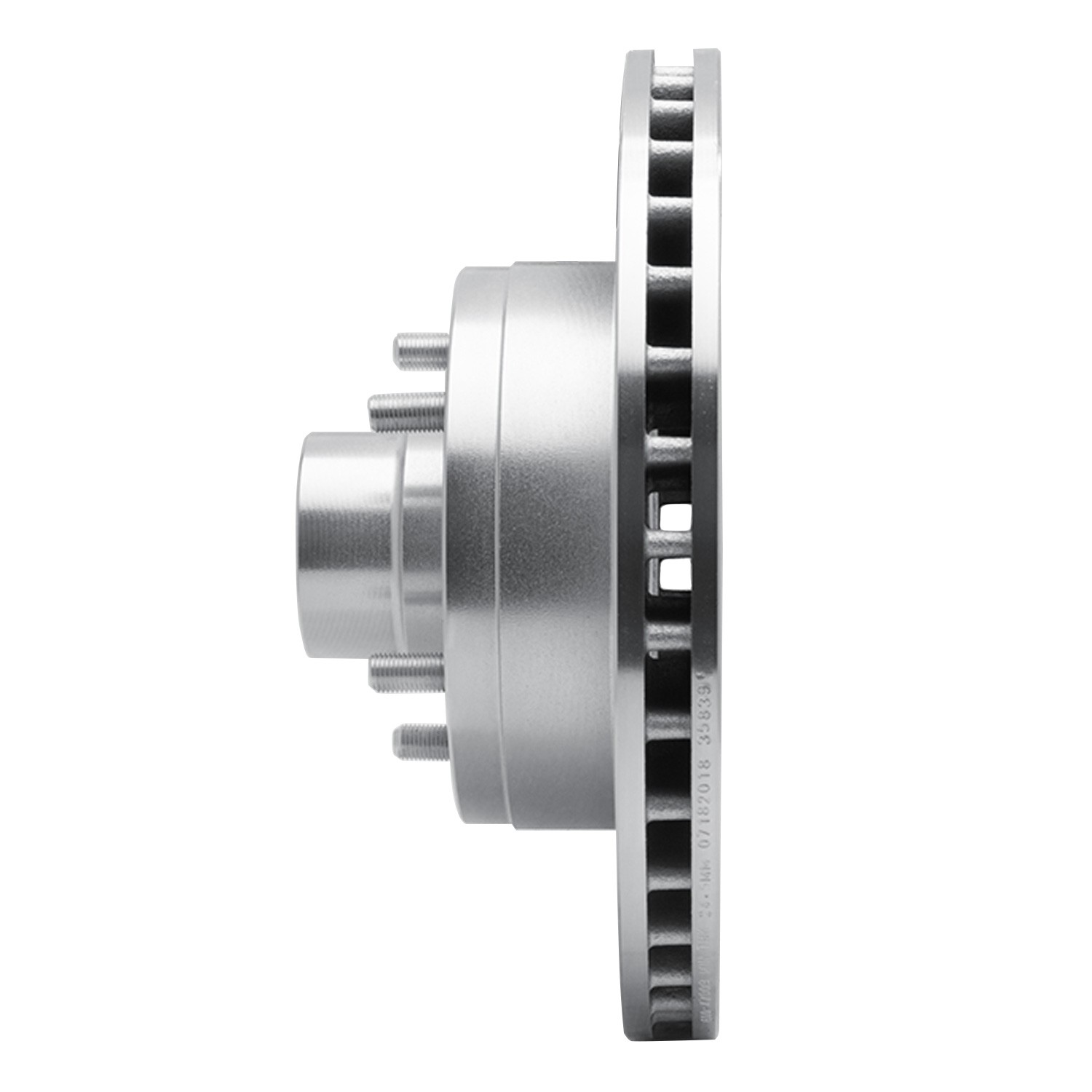 DYN 631-47009R DFC Brake Rotor - Drilled and Slotted - Silver - Image 5