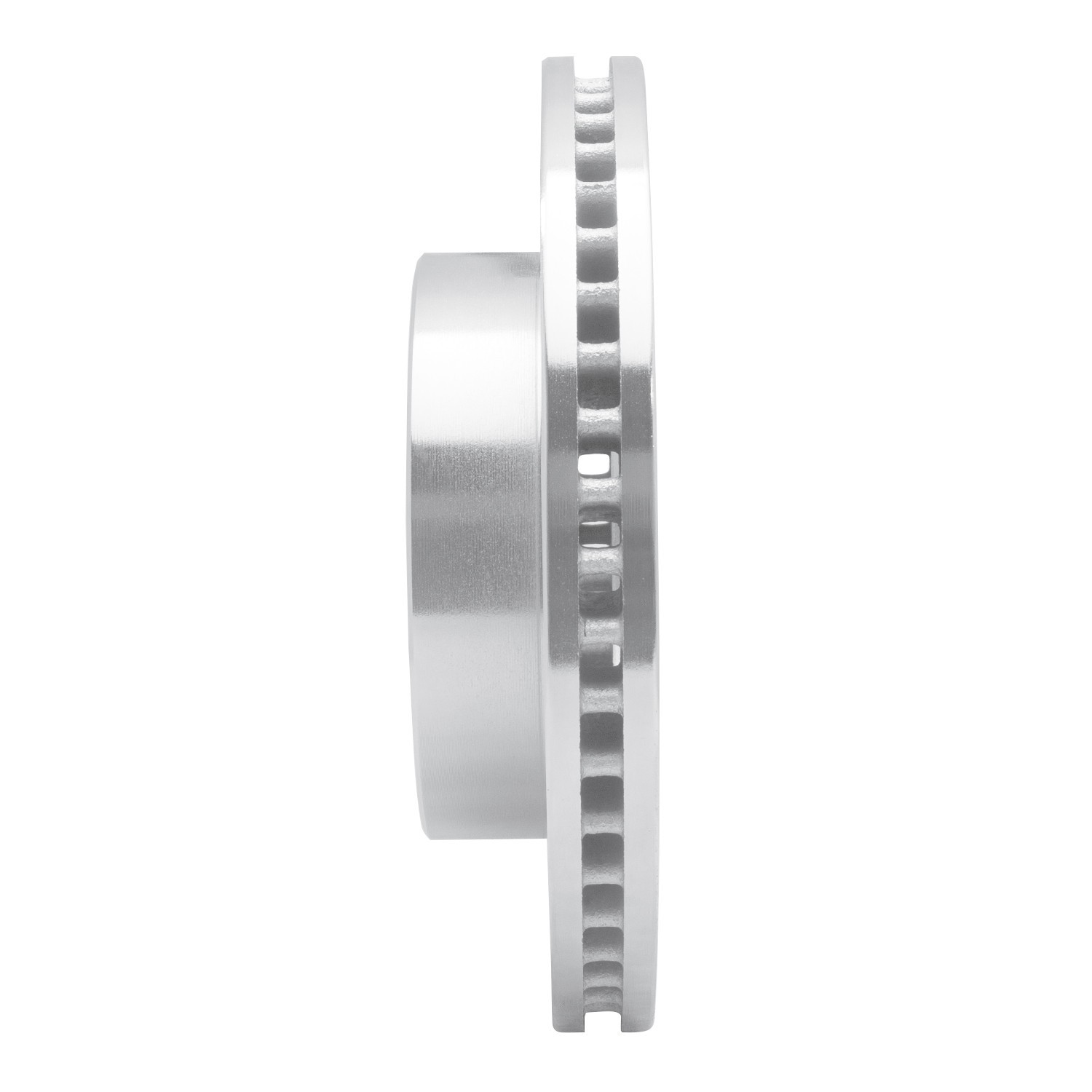 DYN 631-47014L DFC Brake Rotor - Drilled and Slotted - Silver - Image 5