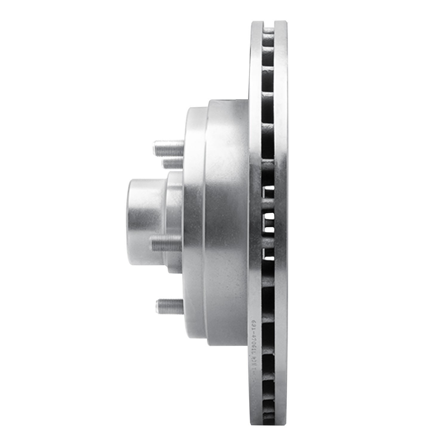 DYN 631-47061L DFC Brake Rotor - Drilled and Slotted - Silver - Image 5