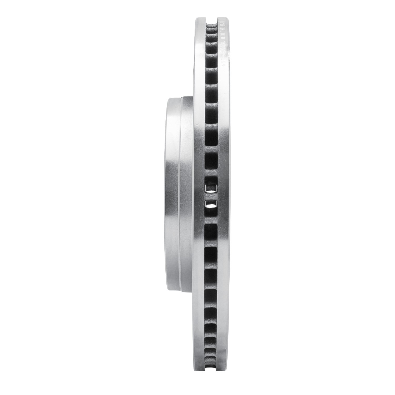 DYN 631-47069L DFC Brake Rotor - Drilled and Slotted - Silver