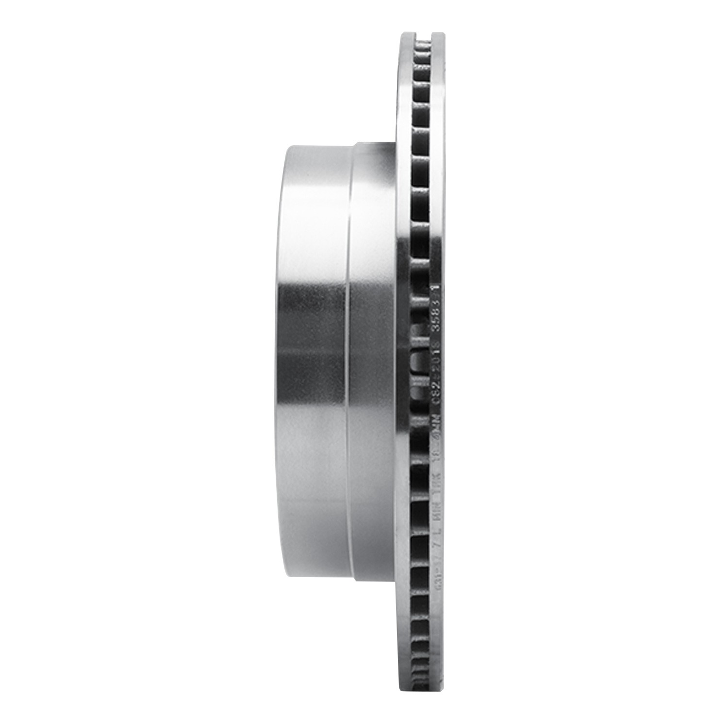 DYN 631-47071L DFC Brake Rotor - Drilled and Slotted - Silver