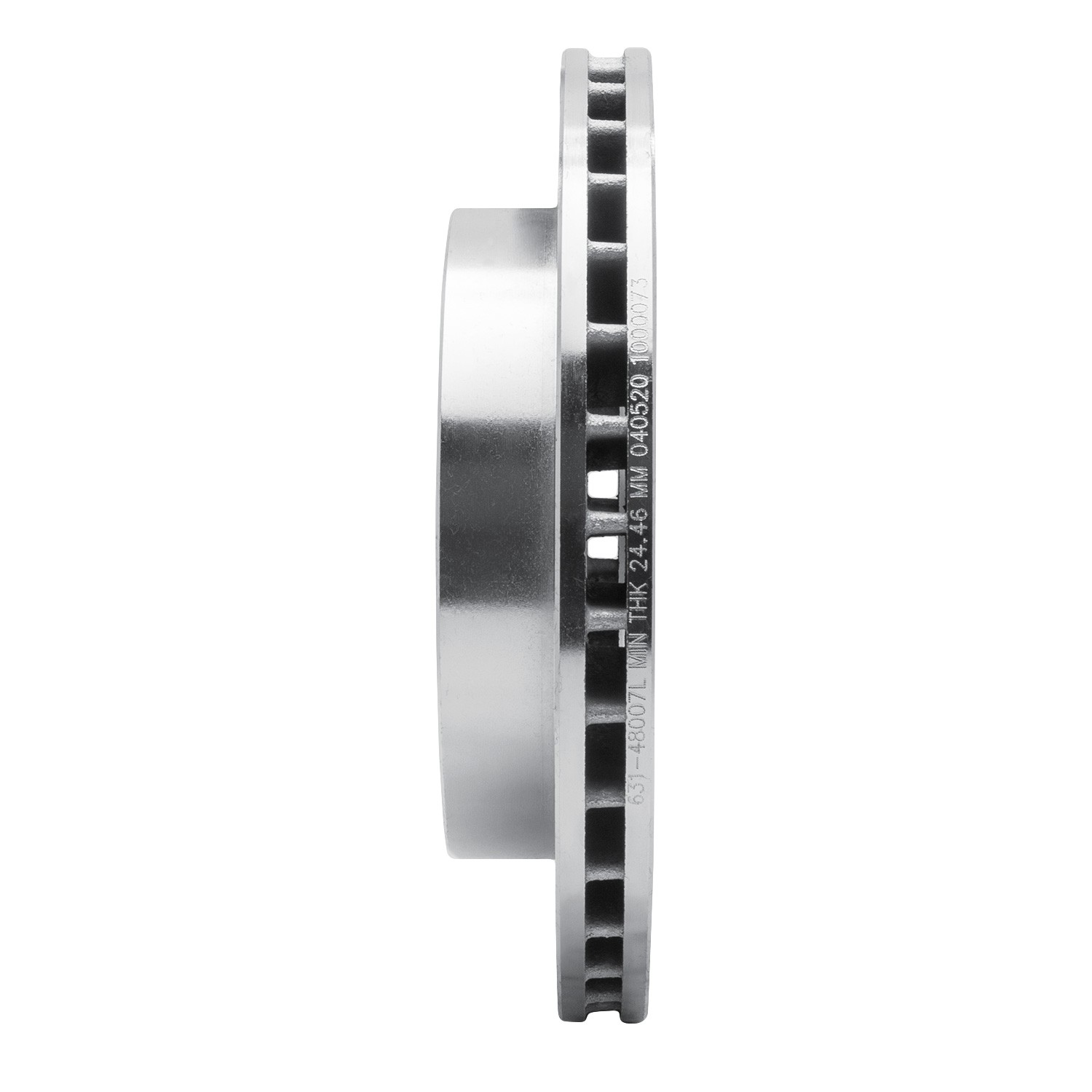 DYN 631-48007L DFC Brake Rotor - Drilled and Slotted - Silver - Image 5