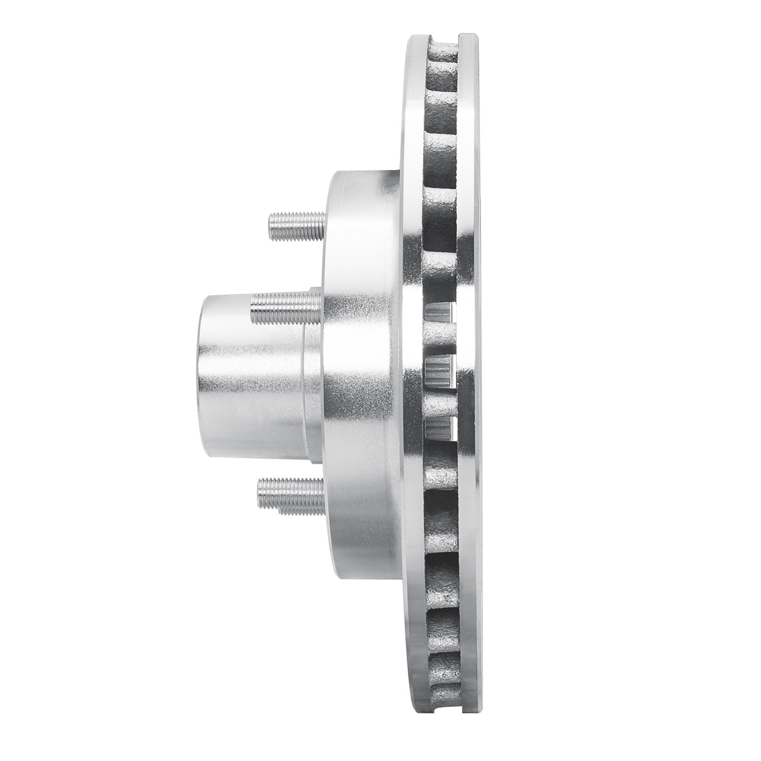 DYN 631-48016L DFC Brake Rotor - Drilled and Slotted - Silver - Image 5