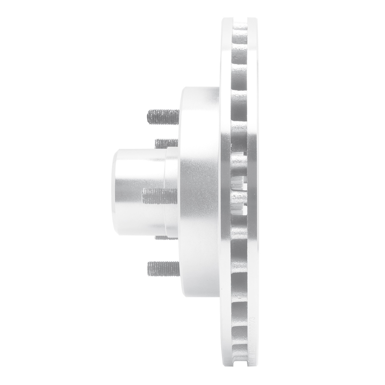 DYN 631-48016R DFC Brake Rotor - Drilled and Slotted - Silver - Image 5