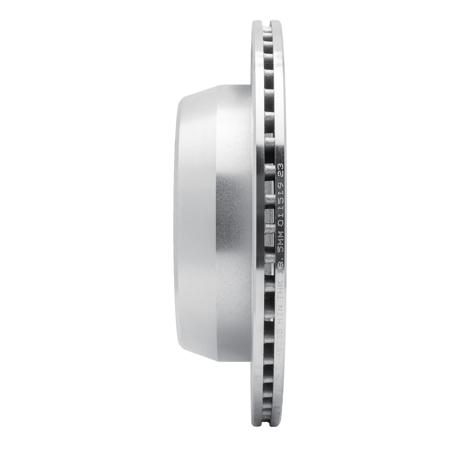 DYN 631-48035L DFC Brake Rotor - Drilled and Slotted - Silver
