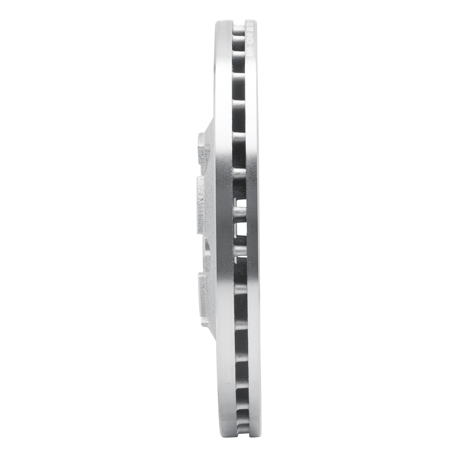 DYN 631-48049L DFC Brake Rotor - Drilled and Slotted - Silver